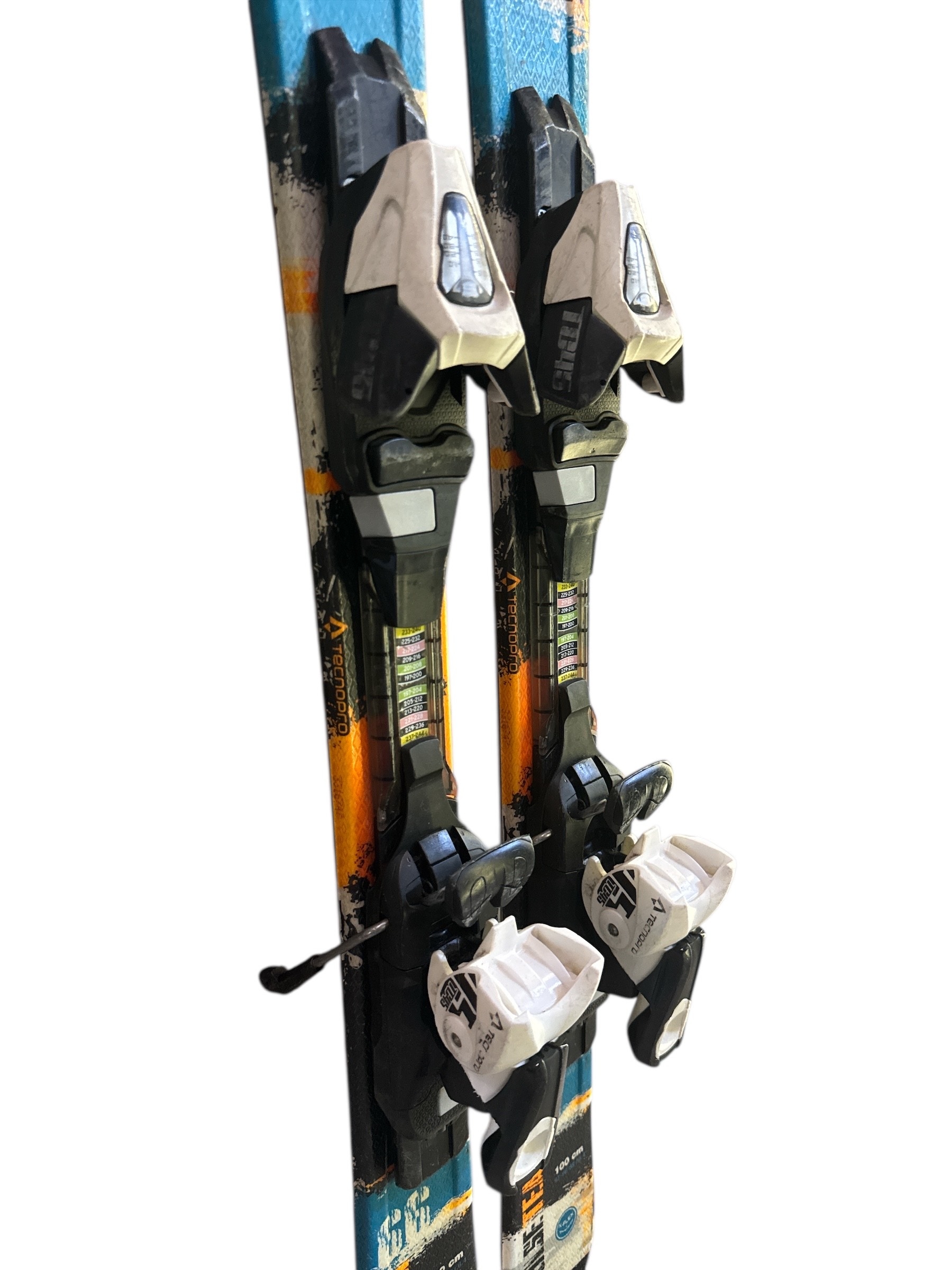 NARTY TECNO PRO PULSE TEAM 66 100CM + WIĄZANIA TECNO PRO 4,5 UŻYWANE