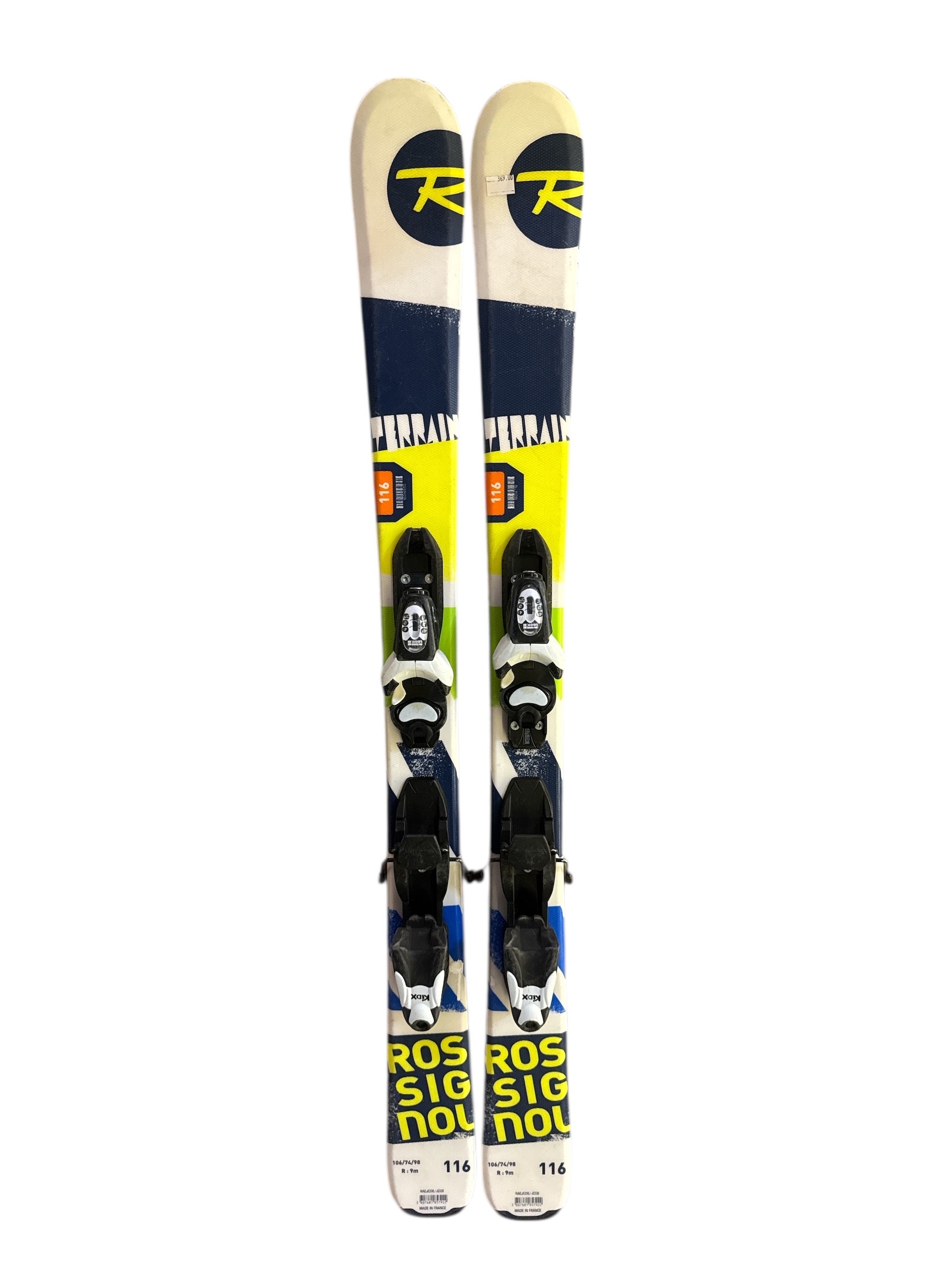 NARTY ROSSIGNOL TERRAIN 116CM + WIĄZANIA LOOK KIDX UŻYWANE