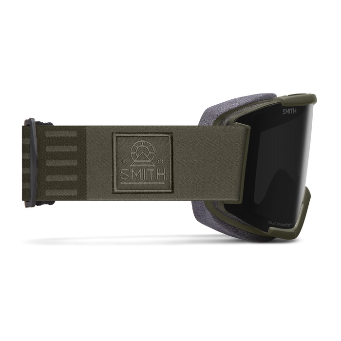 GOGLE SMITH SQUAD FOREST CHROMAPOP SUN BLACK + DODATKOWA SOCZEWKA YELLOW 2025