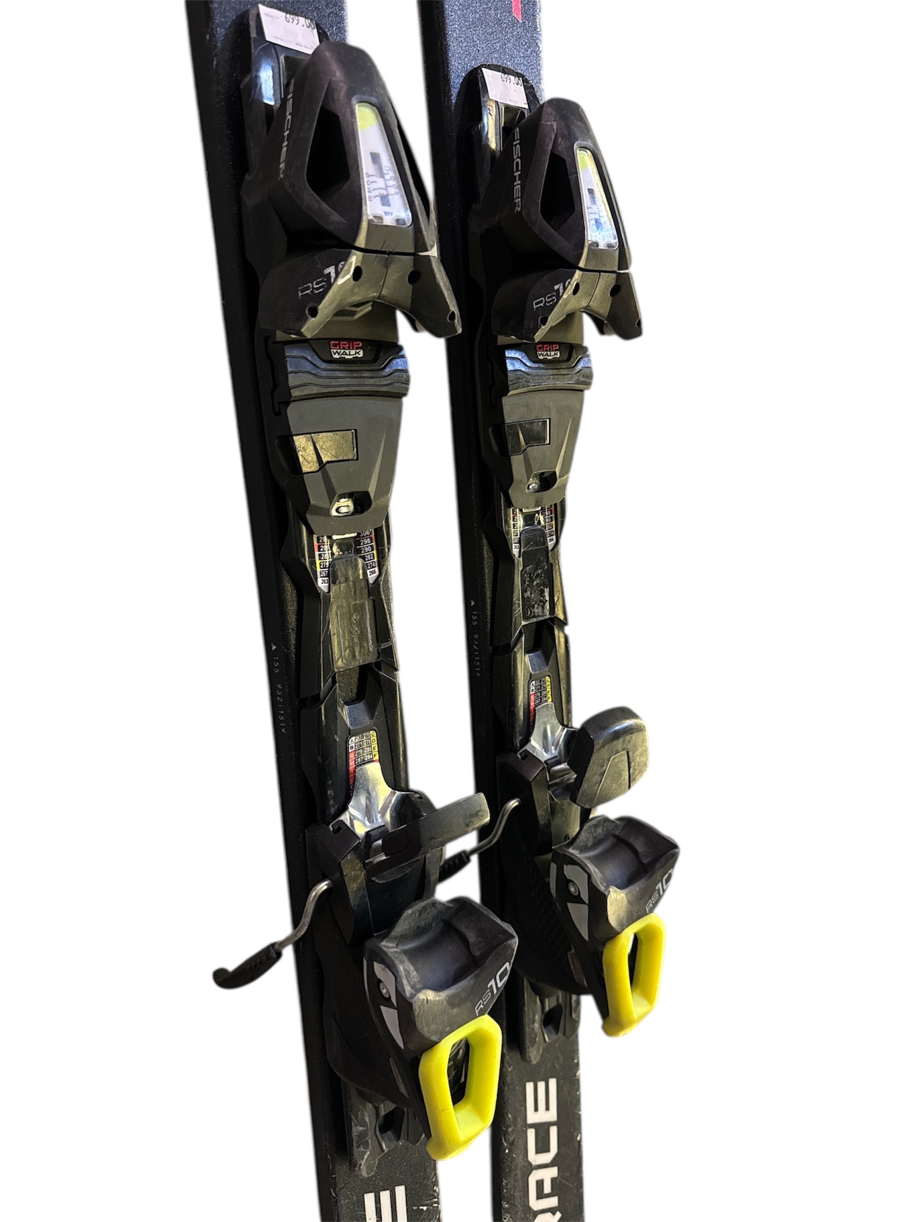 NARTY FISCHER XTR RACE 155CM + WIĄZANIA RS 10 UŻYWANE