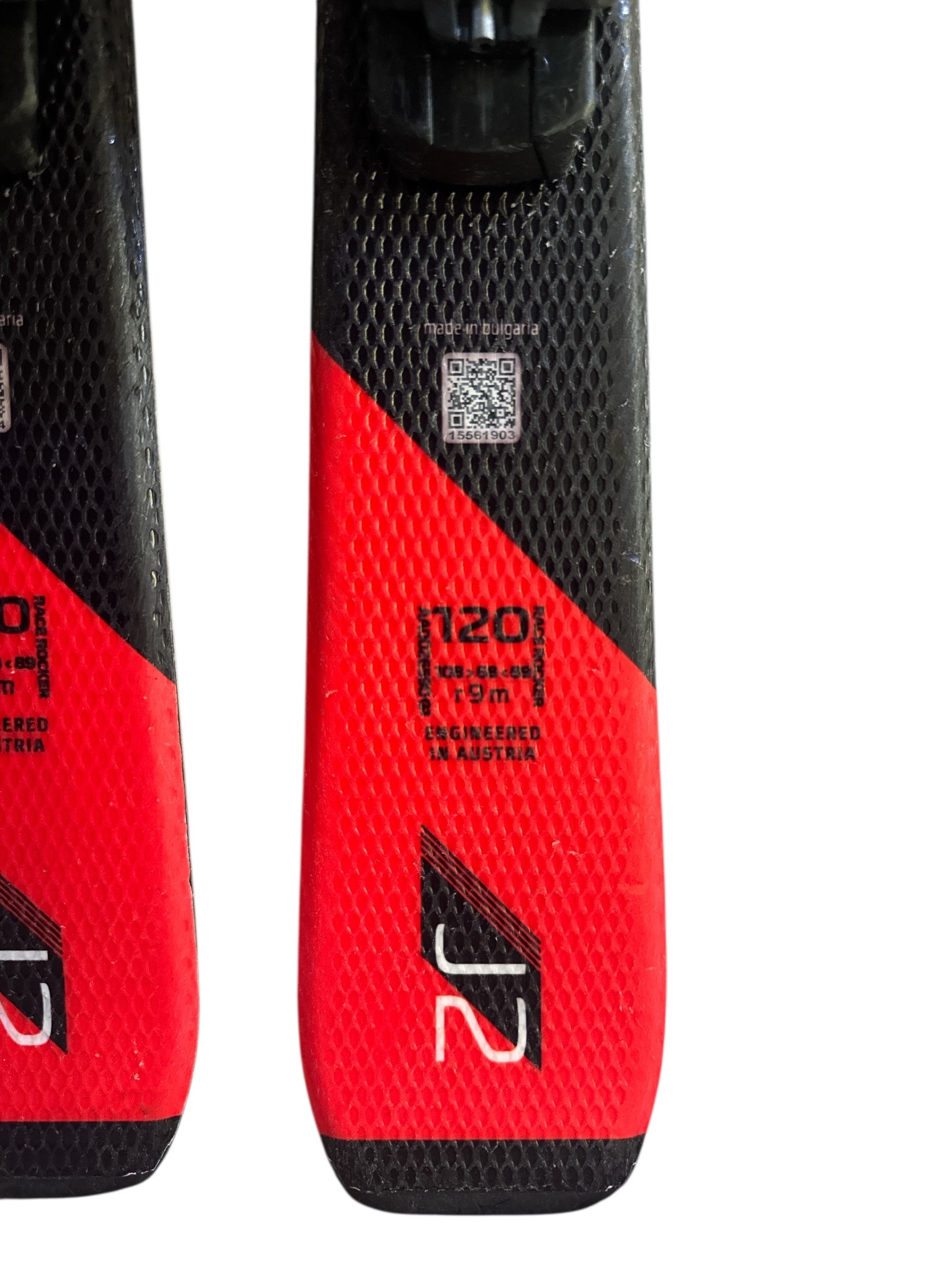 NARTY ATOMIC REDSTER J2 120CM + WIĄZANIA ATOMIC C5 UŻYWANE