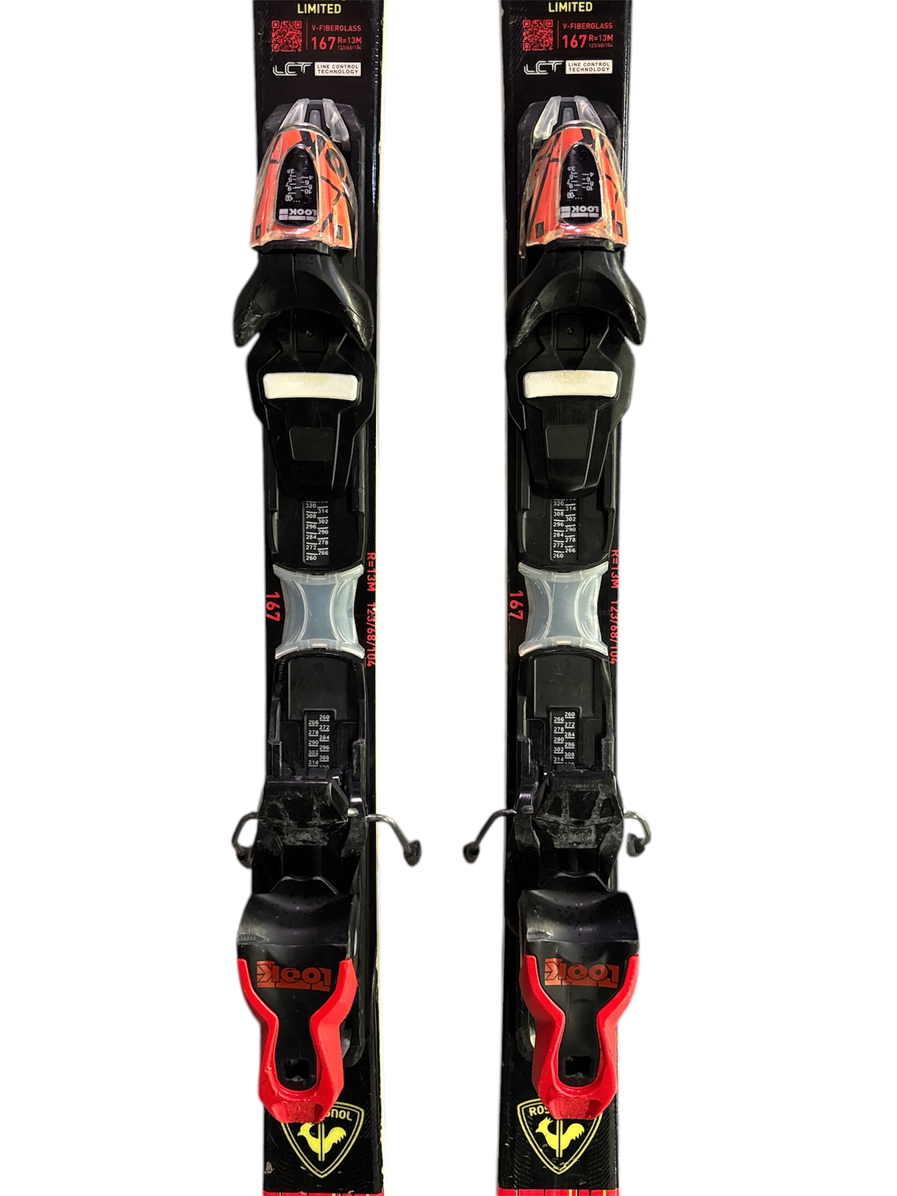 NARTY ROSSIGNOL HERO CARVE LIMITED C13 167CM + WIĄZANIA LOOK XPRESS UŻYWANE