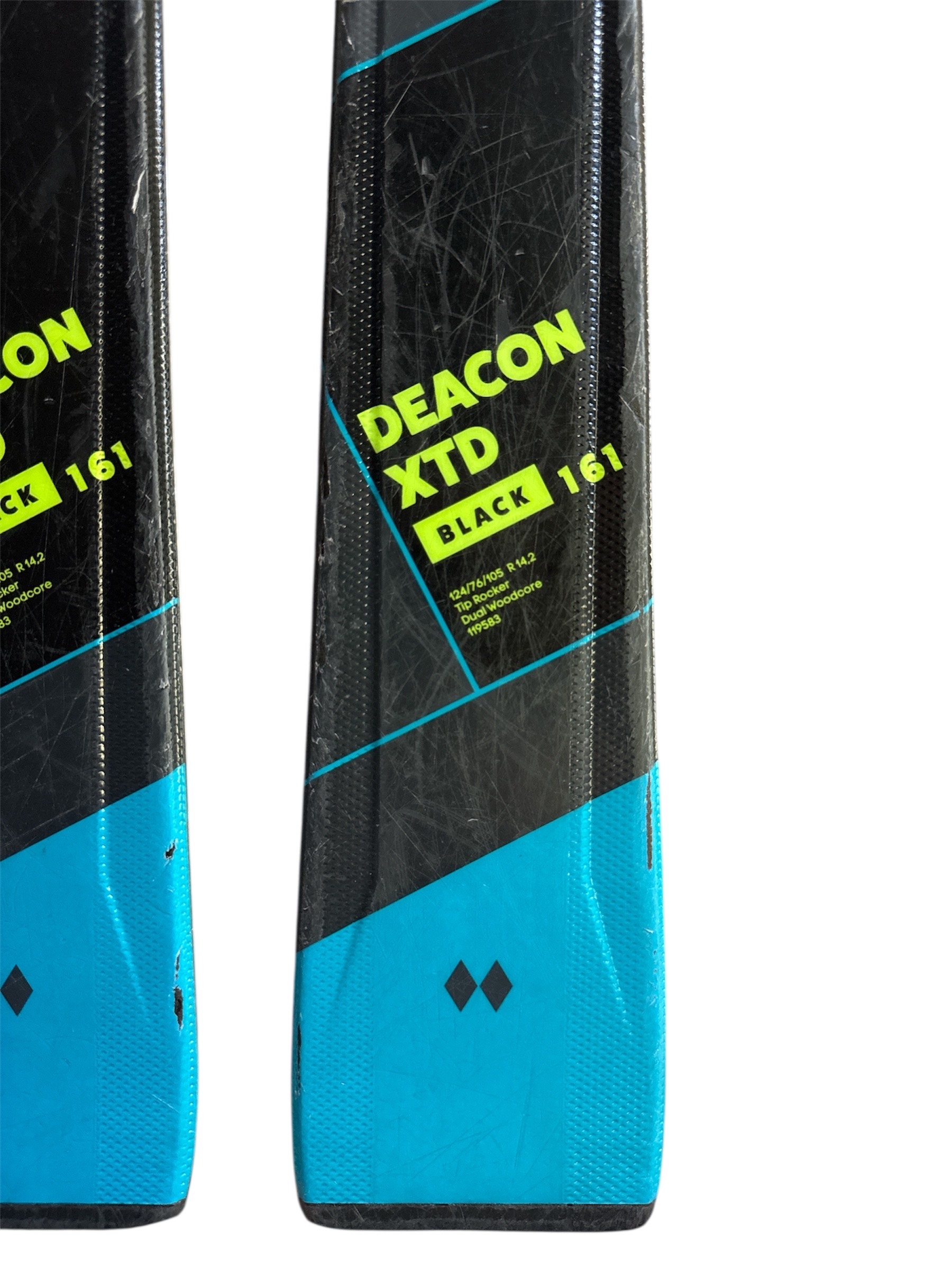 NARTY VÖLKL DEACON XTD BLACK 161CM + WIĄZANIA MARKER FDT 10 GW UŻYWANE