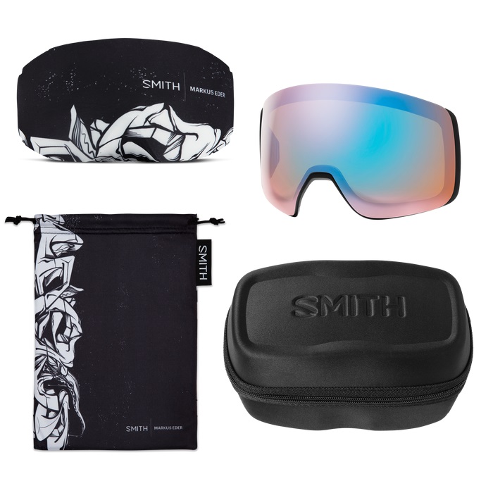GOGLE SMITH 4D MAG AC MARKUS EDER CHROMAPOP SUN BLACK + DODATKOWA SZYBA CHROMAPOP STORM BLUE SENSOR 2025