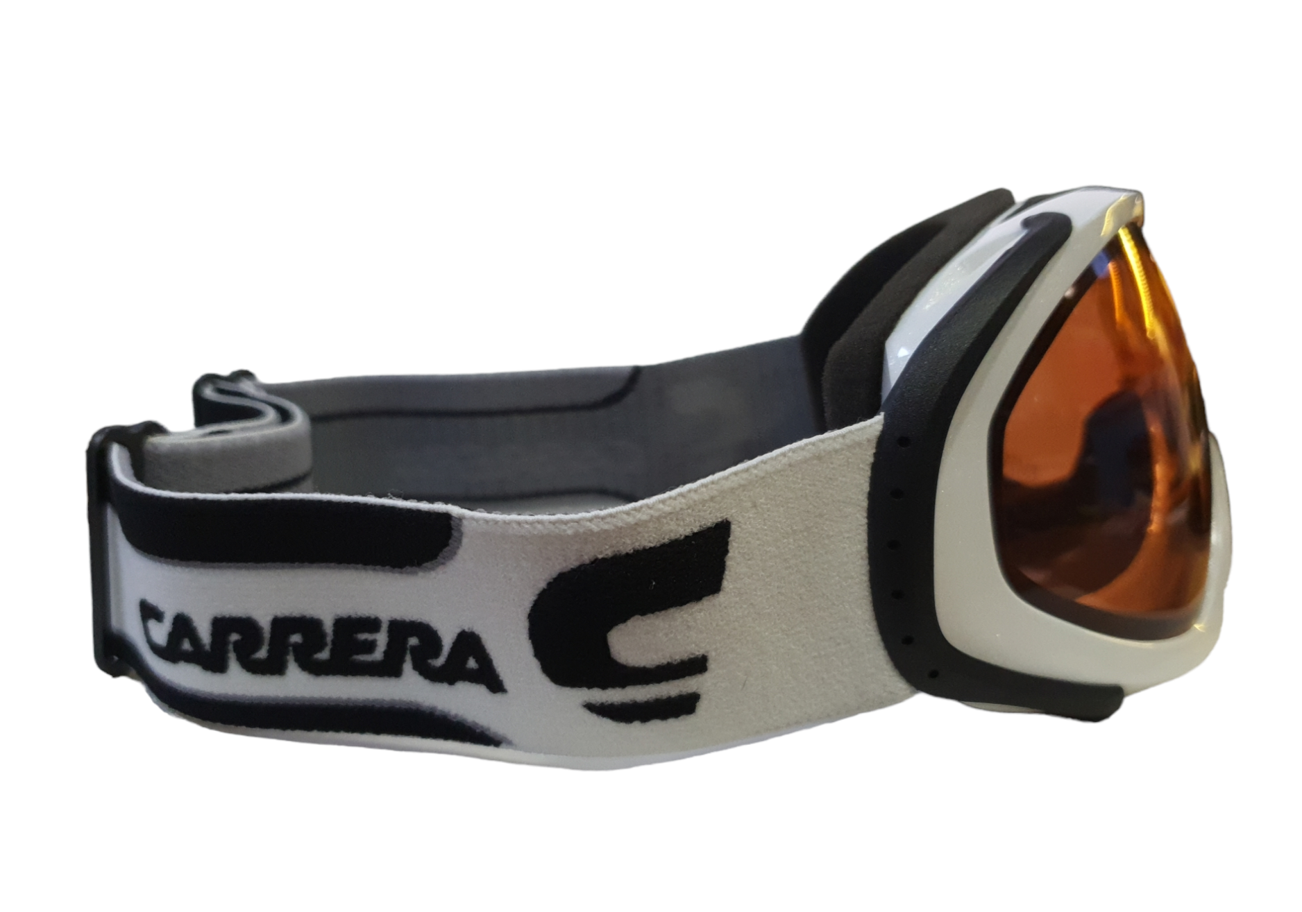 GOGLE CARRERA CHIODO SPH WHITE SHINY LOGO SUPER ROSA SPH