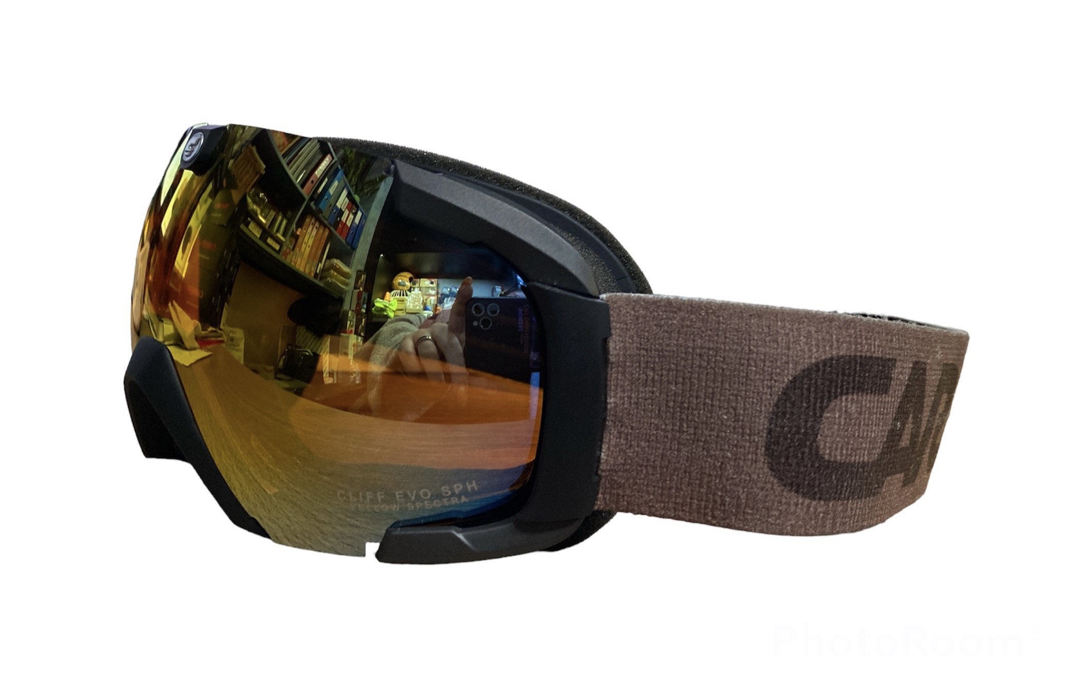GOGLE CARRERA CLIFF EVO SPH BLACK MATTE RACE YELLOW SPECTRA