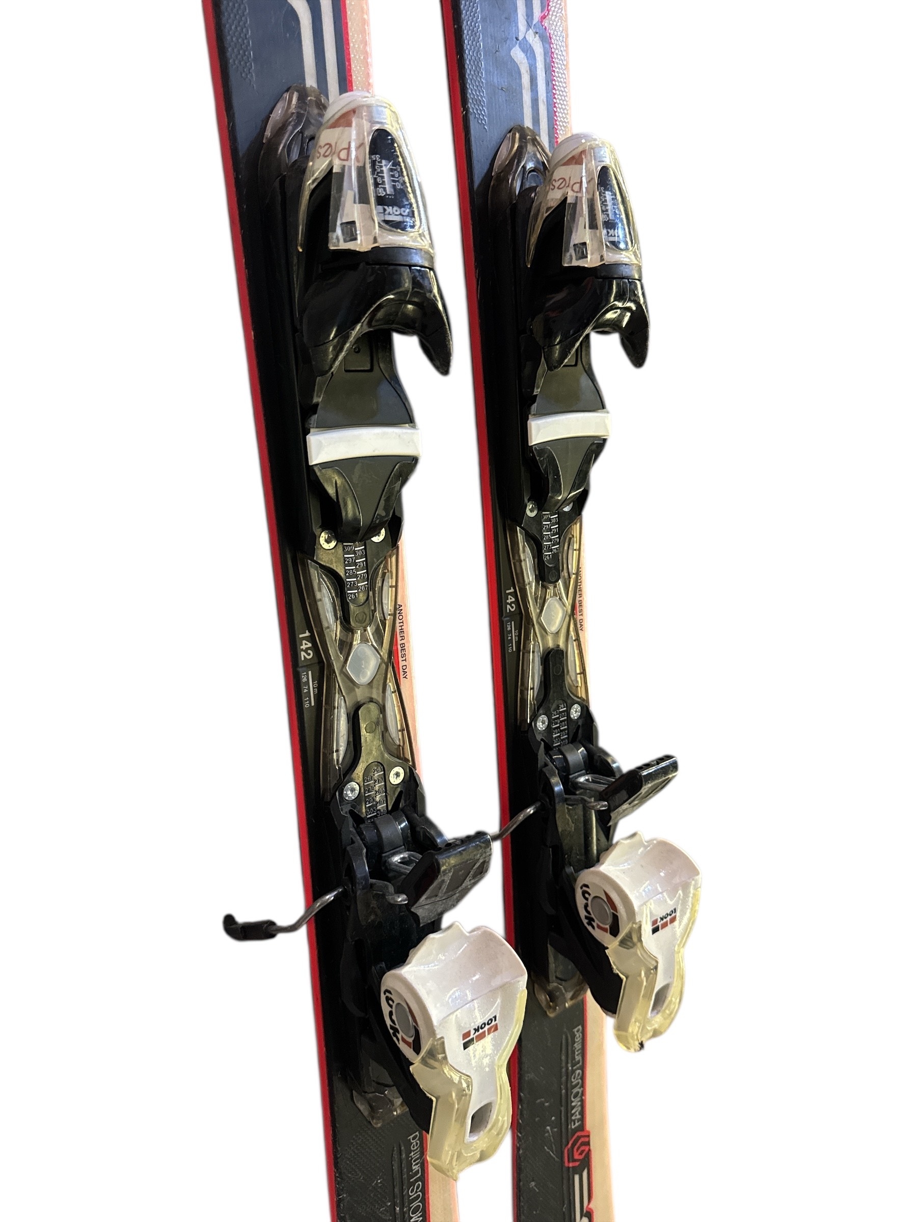 NARTY ROSSIGNOL FAMOUS 6 LTD 142CM + WIĄZANIA LOOK X PRESS 10 UŻYWANE