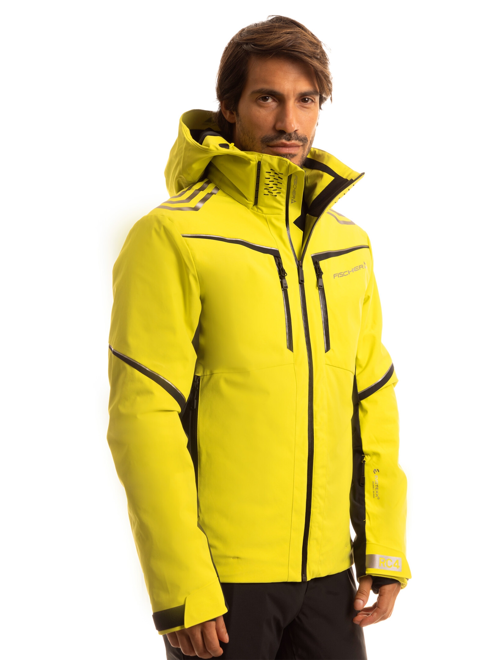 KURTKA FISCHER RC4 UNISEX SKIJACKET YELLOW 2025