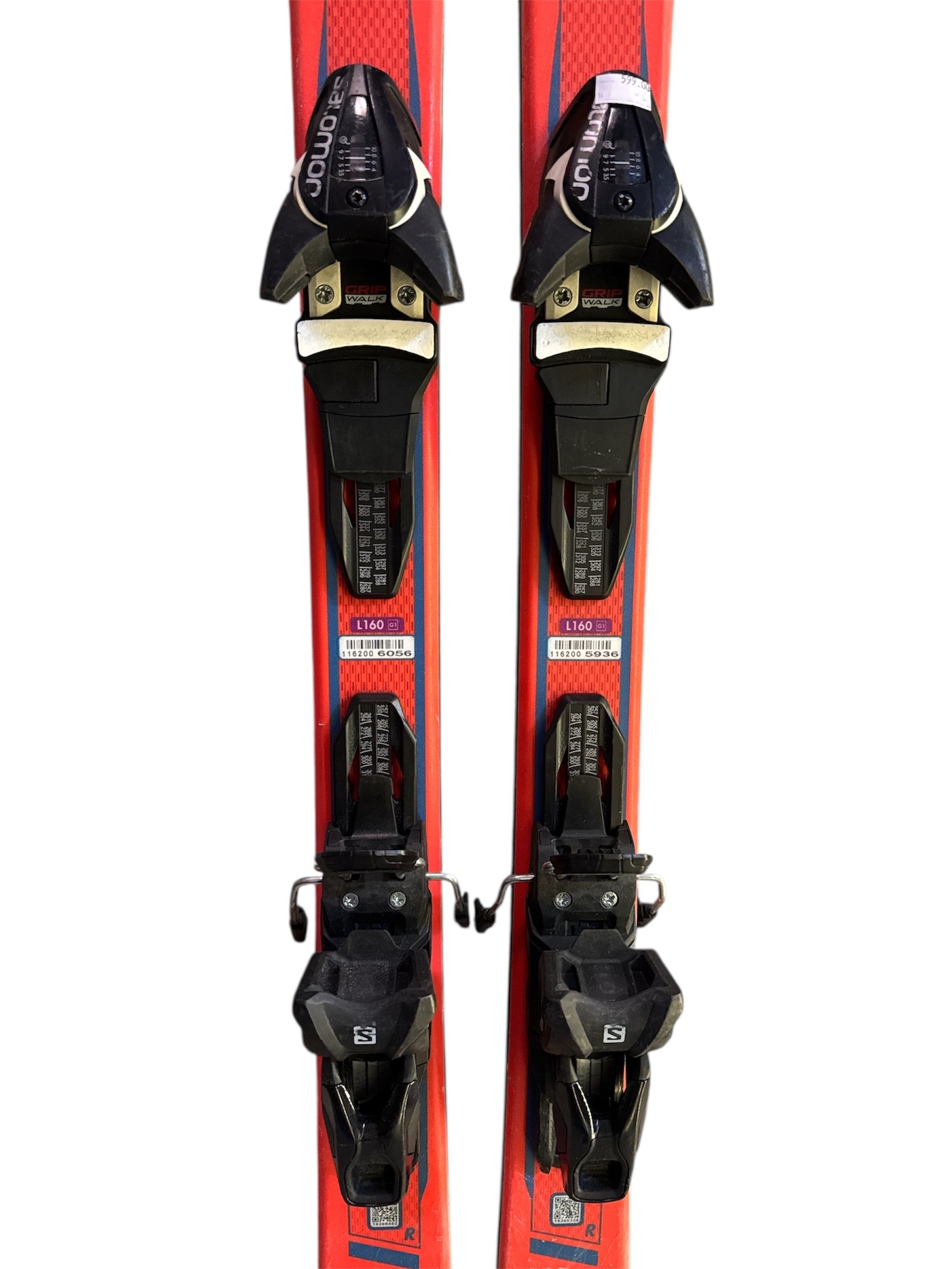 NARTY SALOMON S/MAX 4R 160CM + WIĄZANIA SALOMON Z11 UŻYWANE