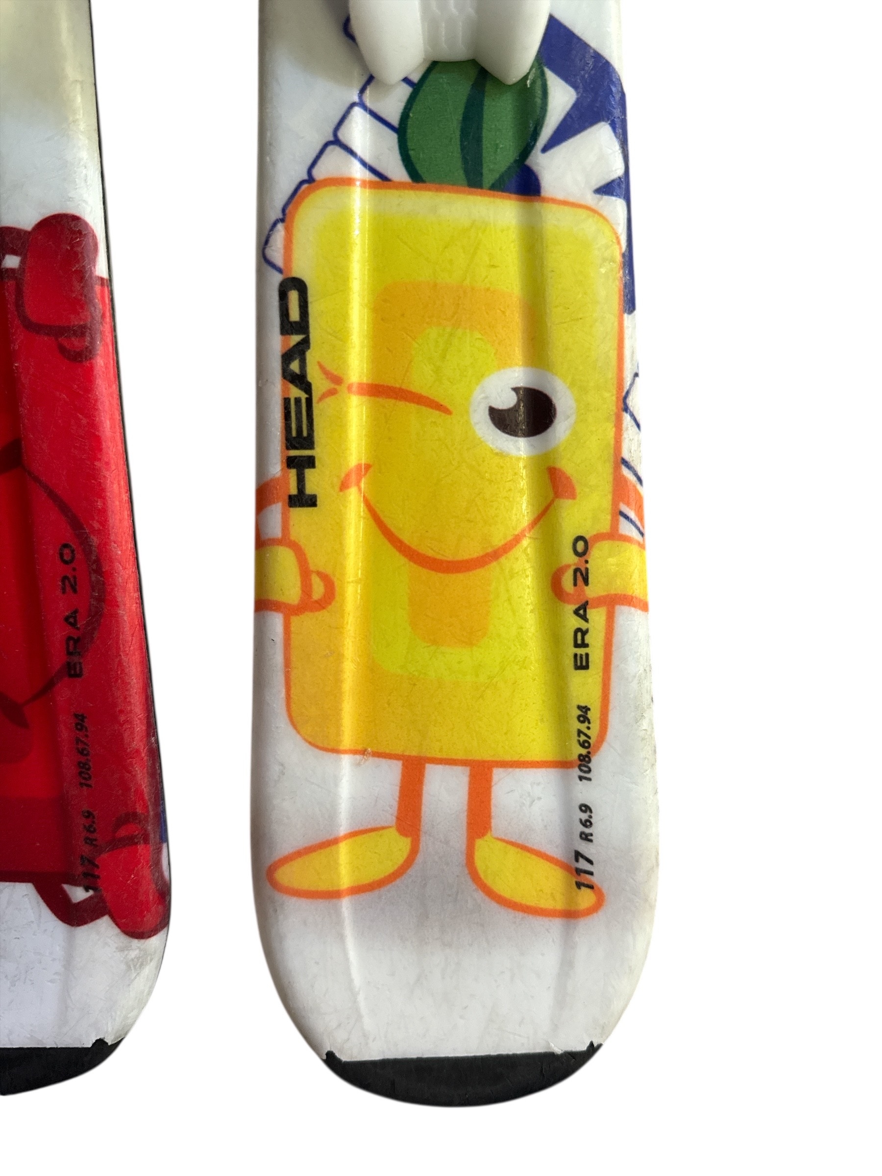 NARTY HEAD ERA 2.0 117CM + WIĄZANIA HEAD LRX 4.5 UŻYWANE