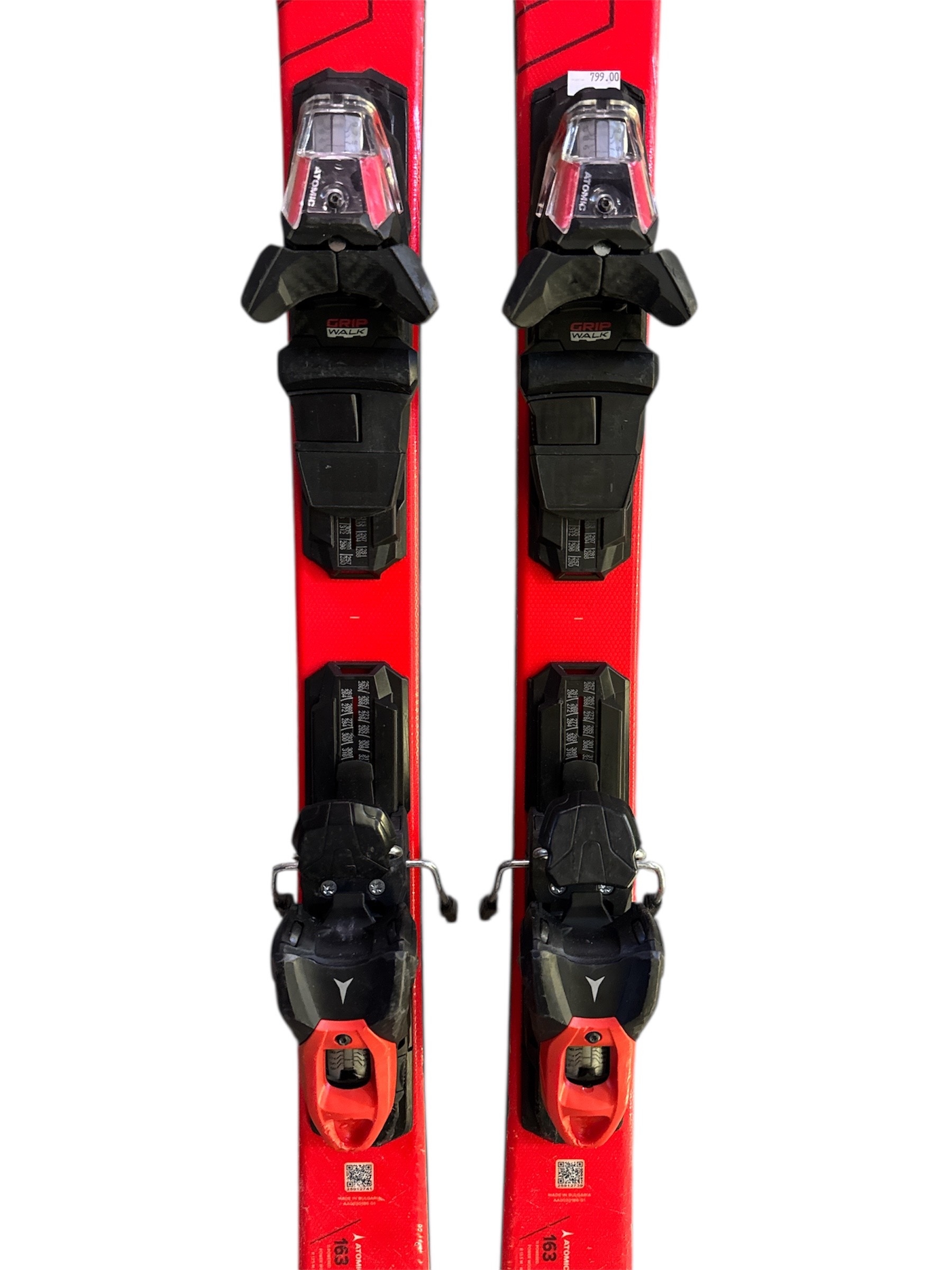 NARTY ATOMIC REDSTER RTI 163CM + WIĄZANIA ATOMIC MI 10 GW UŻYWANE