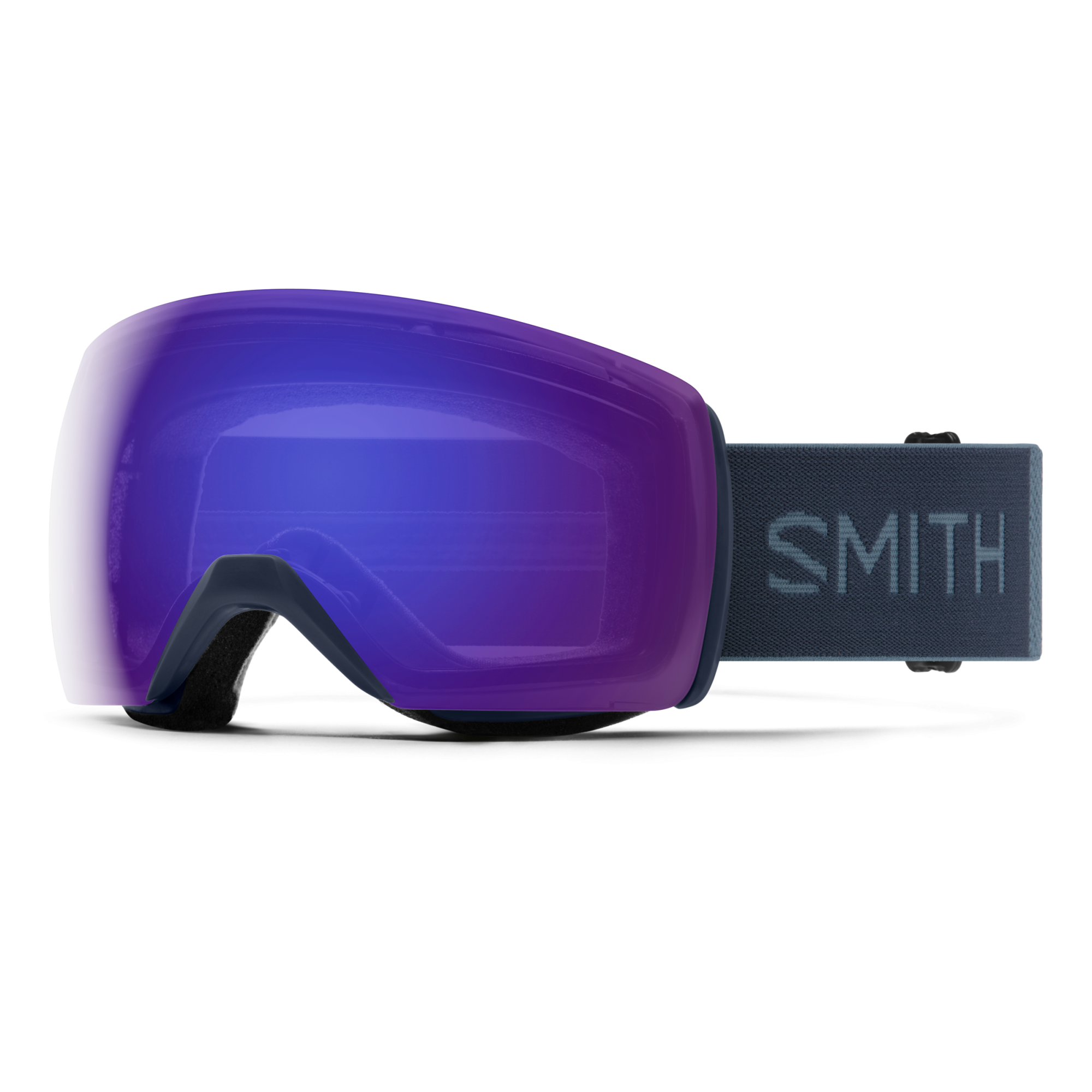 GOGLE SMITH SKYLINE XL FRENCH NAVY CHROMAPOP EVERYDAY VIOLET MIRROR