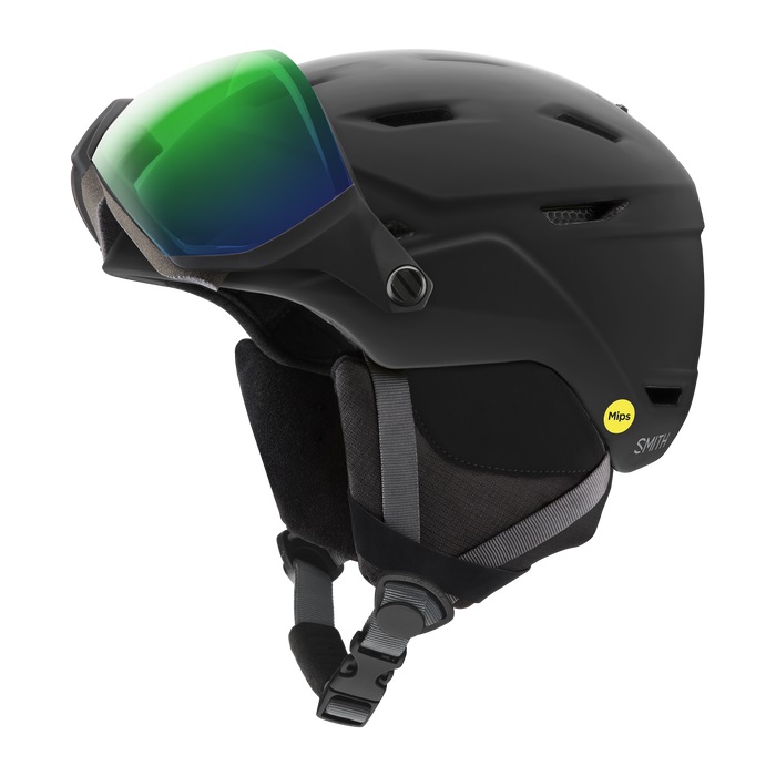KASK SMITH SURVEY JR MIPS MATTE BLACK GREEN MIRROR 2024