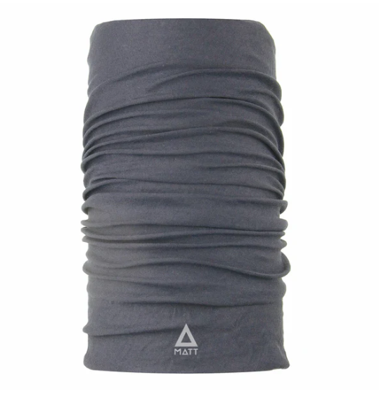 KOMIN WEŁNIANY TERMOAKTYWNY CHUSTA WIELOFUNKCYJNA MATT MERINO WOOL SCARF ANTHRACIT