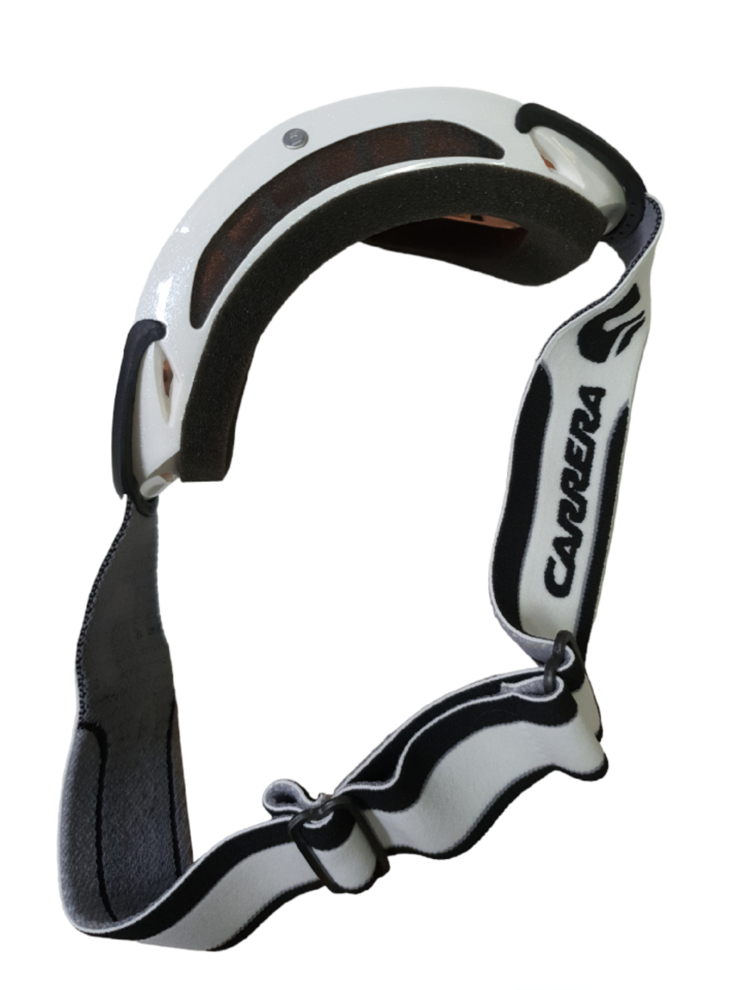 GOGLE CARRERA CHIODO WHITE SHINY LOGO SUPER ROSA