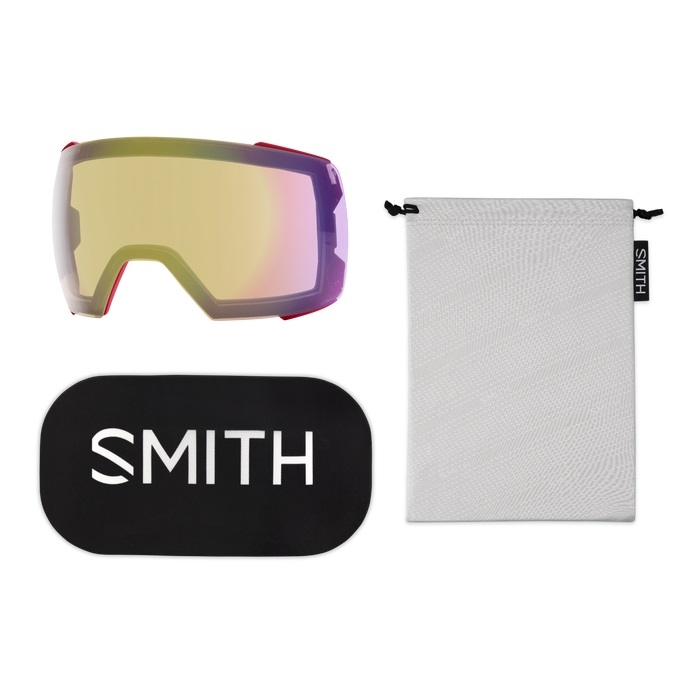 GOGLE SMITH I/O MAG XL CRIMSON CHROMAPOP SUN RED MIRROR ​+ DODATKOWA SZYBA CHROMAPOP STORM YELLOW FLASH 2024