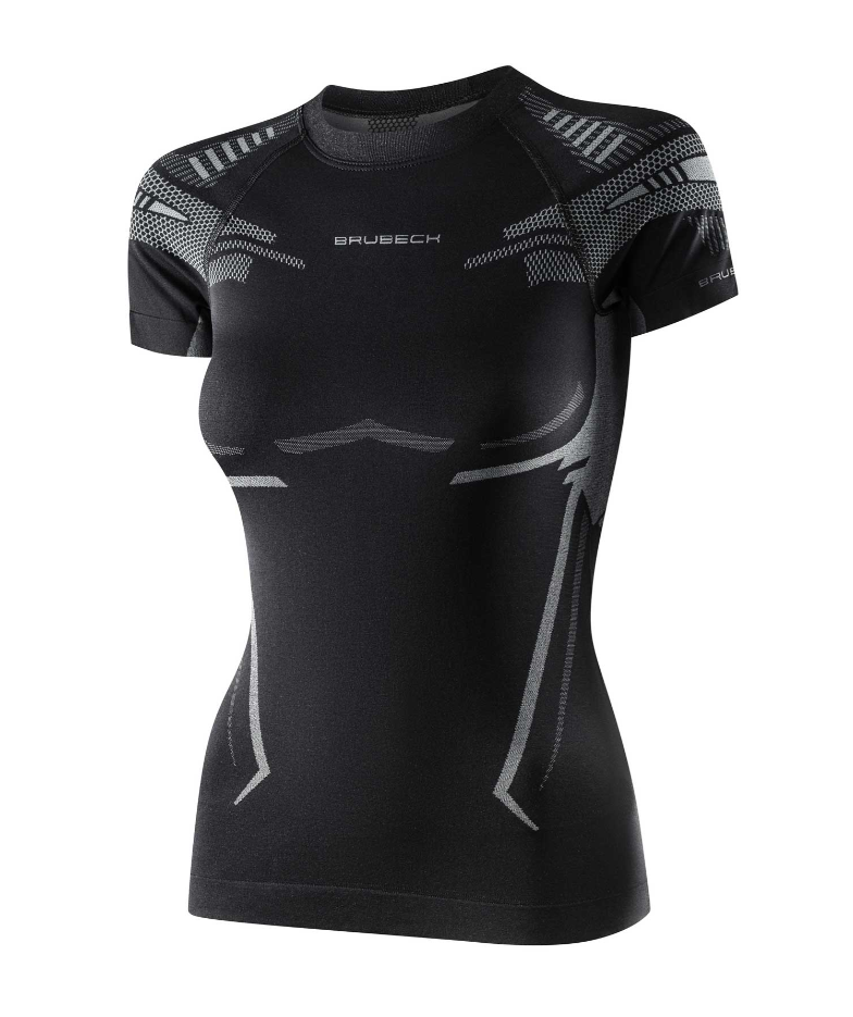 KOSZULKA TERMOAKTYWNA DAMSKA BRUBECK DRY SS1369W CZARNY