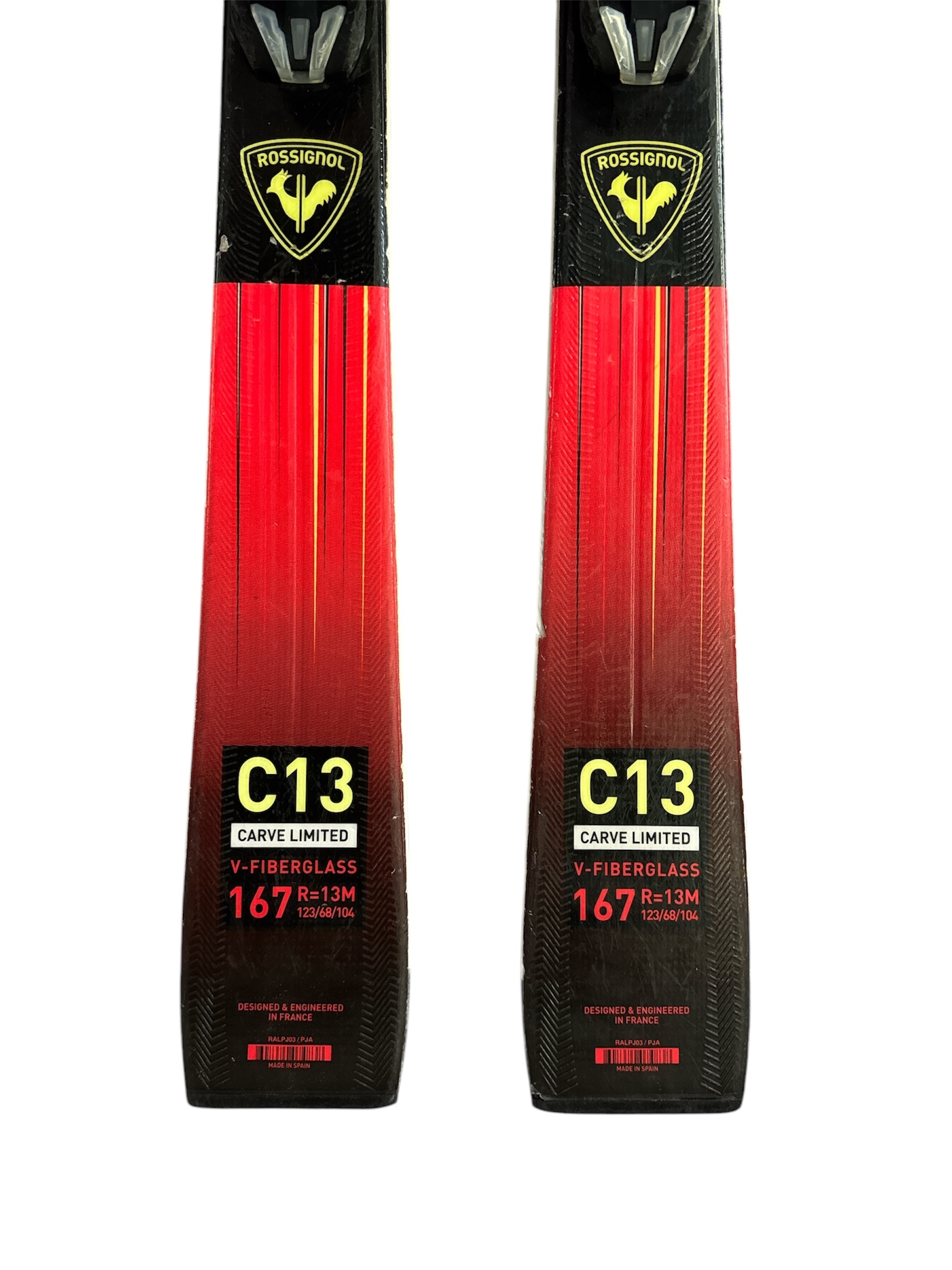 NARTY ROSSIGNOL HERO CARVE LIMITED C13 167CM + WIĄZANIA LOOK XPRESS UŻYWANE