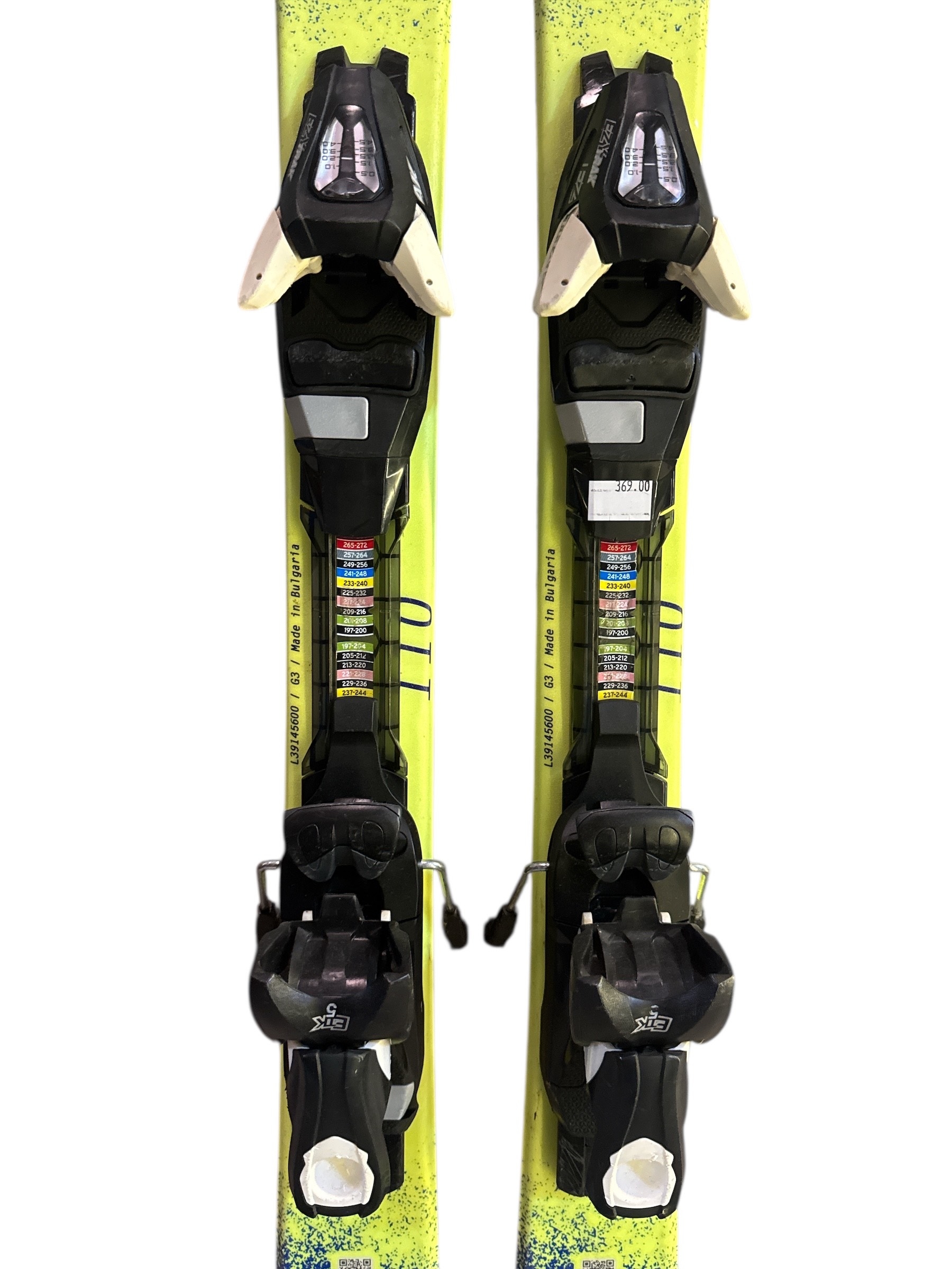 NARTY SALOMON QST MAX JR 110CM + WIĄZANIA EZY TRAK UŻYWANE