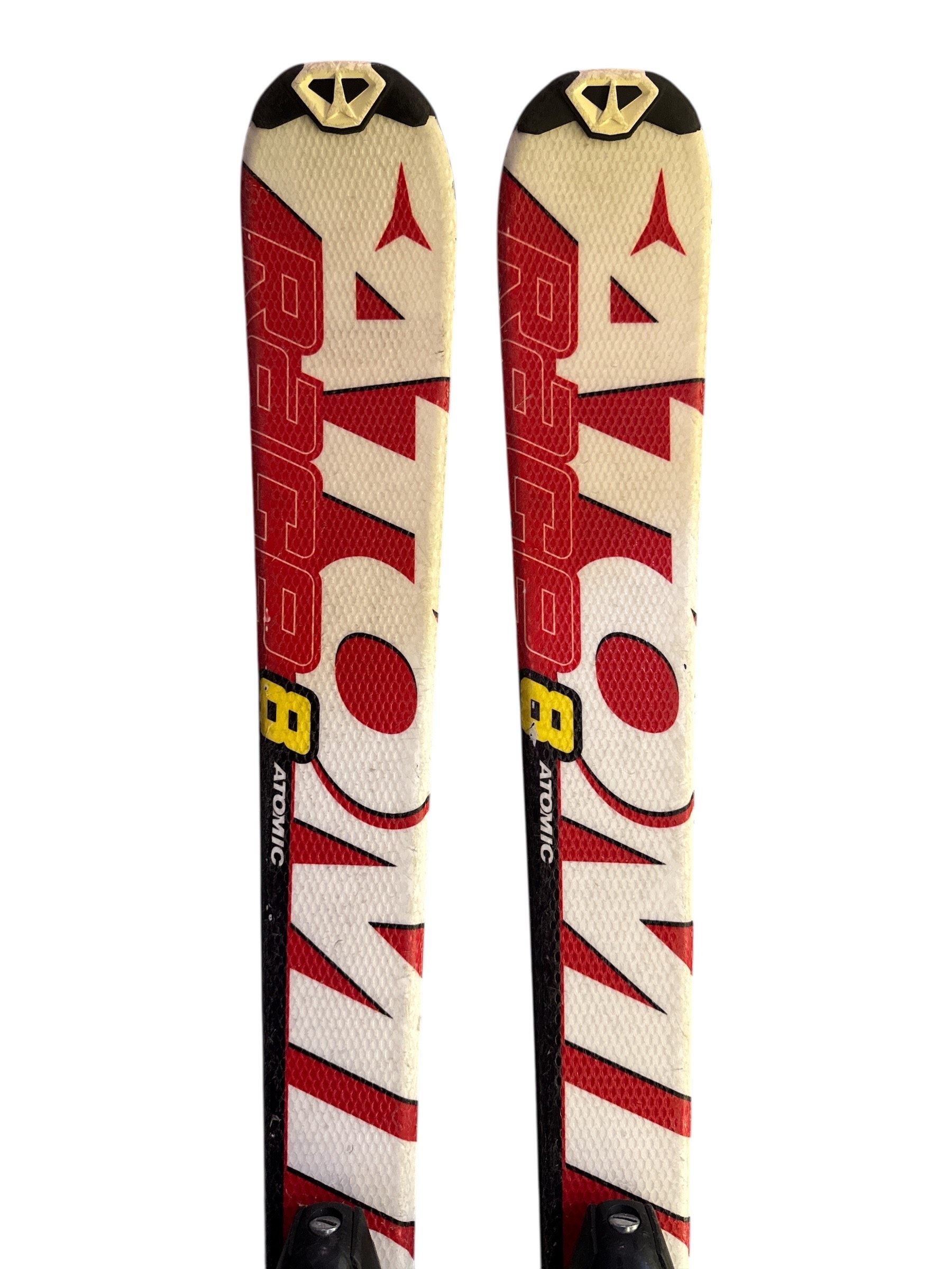 NARTY ATOMIC RACE 8 130CM + WIĄZANIA TYROLIA UŻYWANE