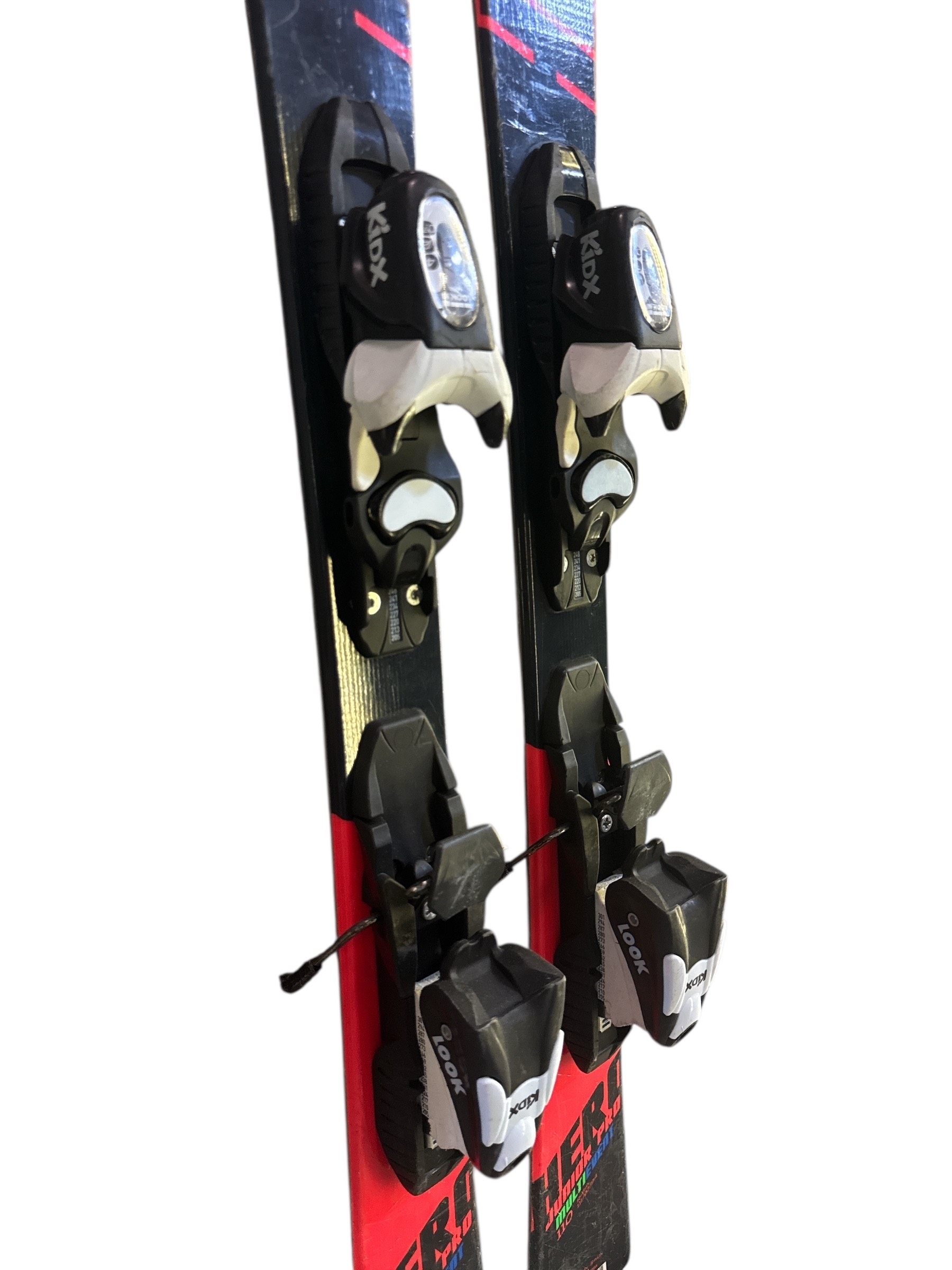 NARTY ROSSIGNOL HERO JUNIOR PRO MULTIEVENT 110CM + WIĄZANIA LOOK KIDX UŻYWANE