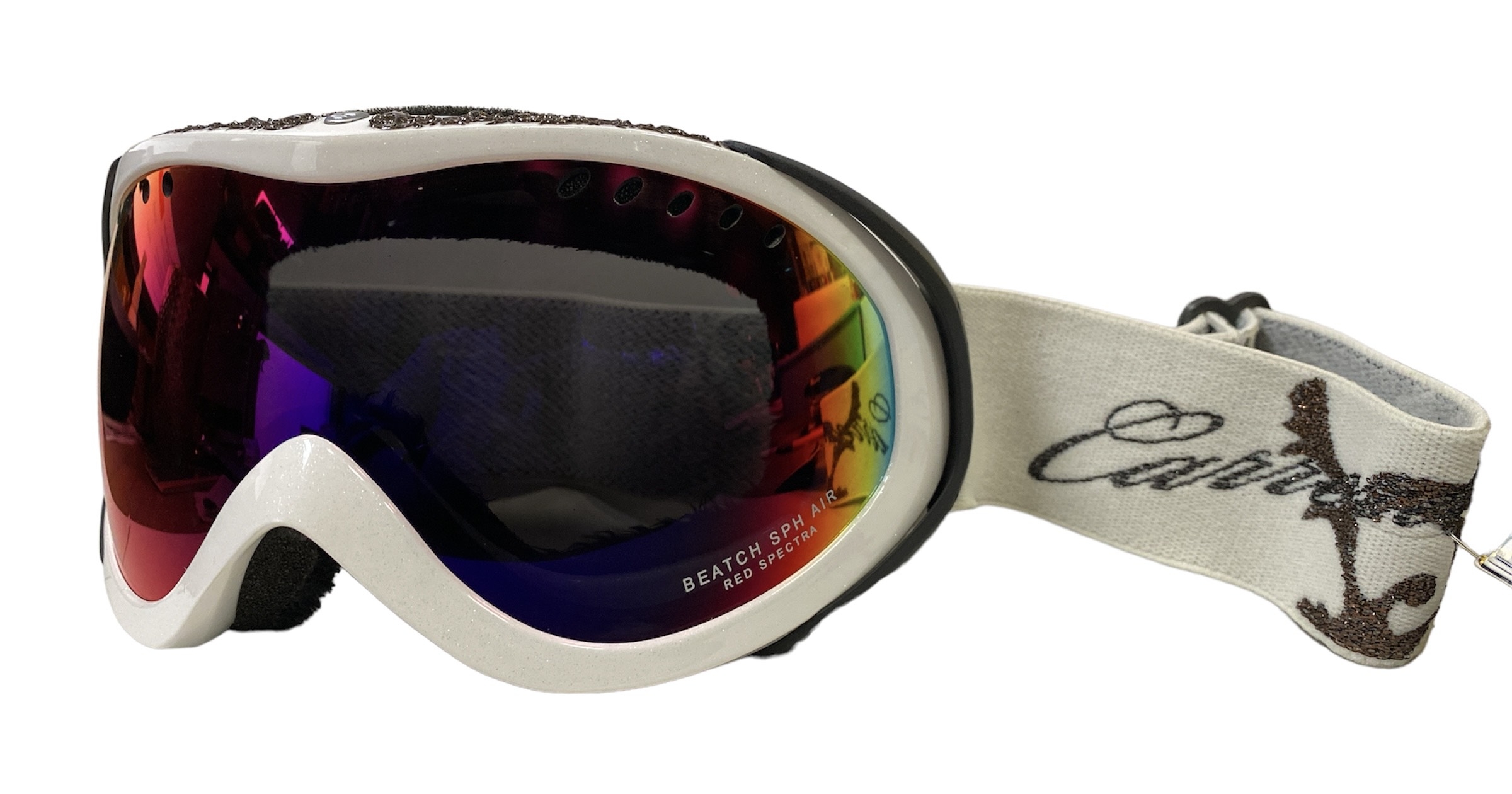 GOGLE CARRERA BEATCH AIR SPH WHITE LACE RED SPECTRA AIR ( EKSPOZYCJA )