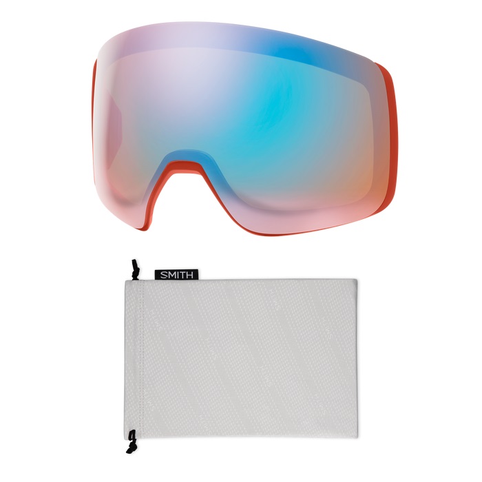 GOGLE SMITH 4D MAG XL RUST CHROMAPOP SUN BLACK GOLD + DODATKOWA SZYBA CHROMAPOP STORM BLUE SENSOR 2025
