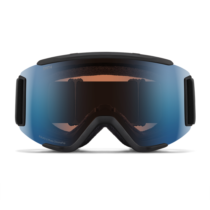 GOGLE SMITH SQUAD S BLACK CHROMAPOP PRO PHOTOCHROMIC BLUE MIRROR 2025