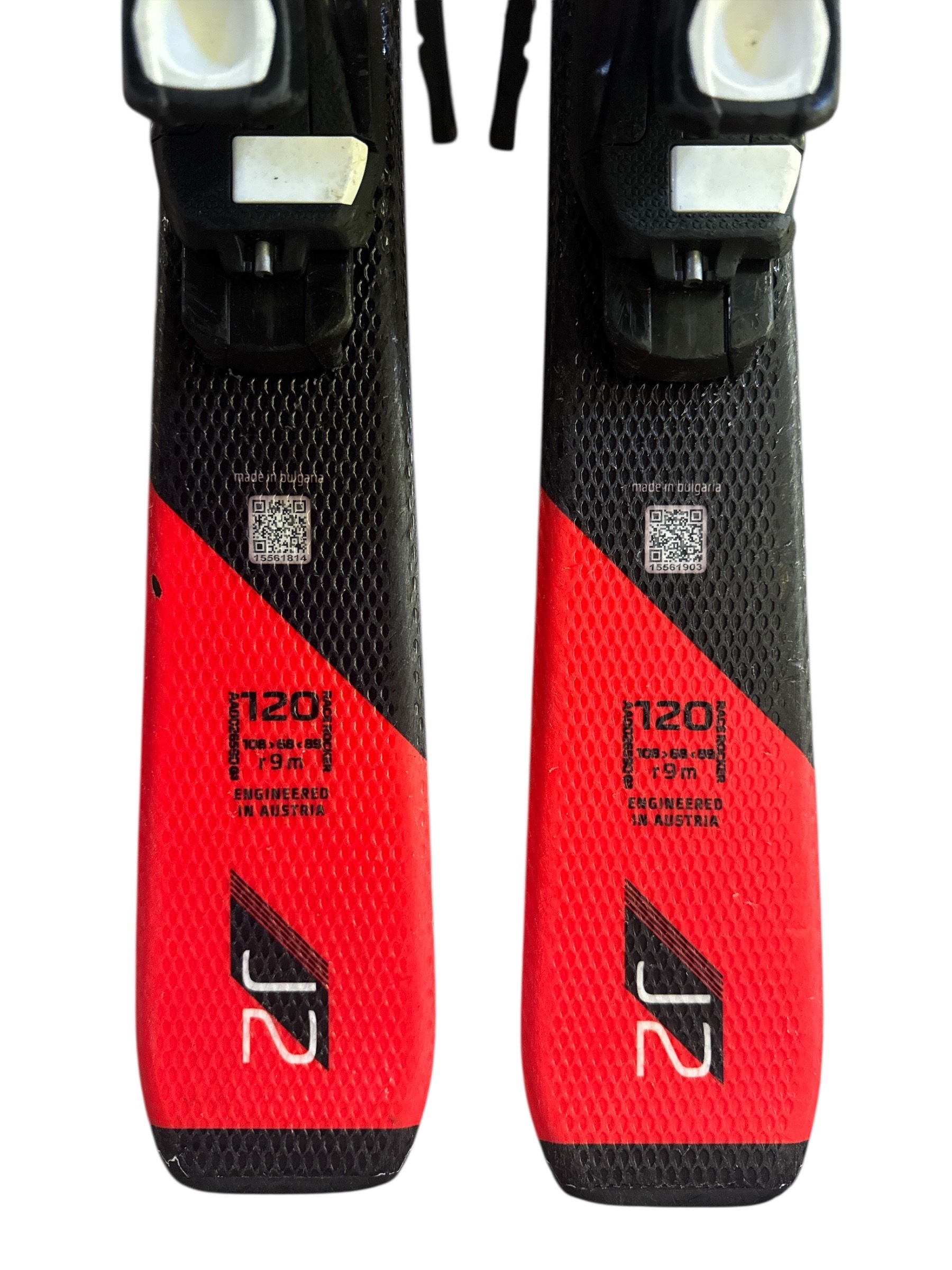 NARTY ATOMIC REDSTER J2 120CM + WIĄZANIA ATOMIC C5 UŻYWANE