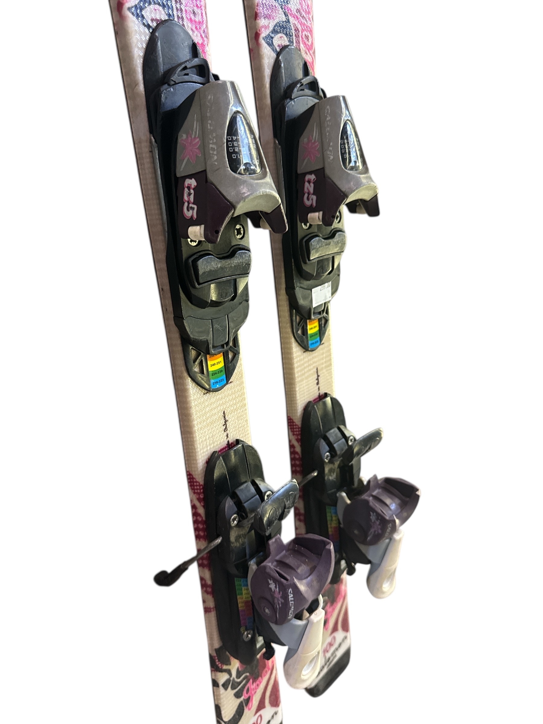 NARTY SALOMON JADE 100CM + WIĄZANIA SALOMON TZ5 UŻYWANE