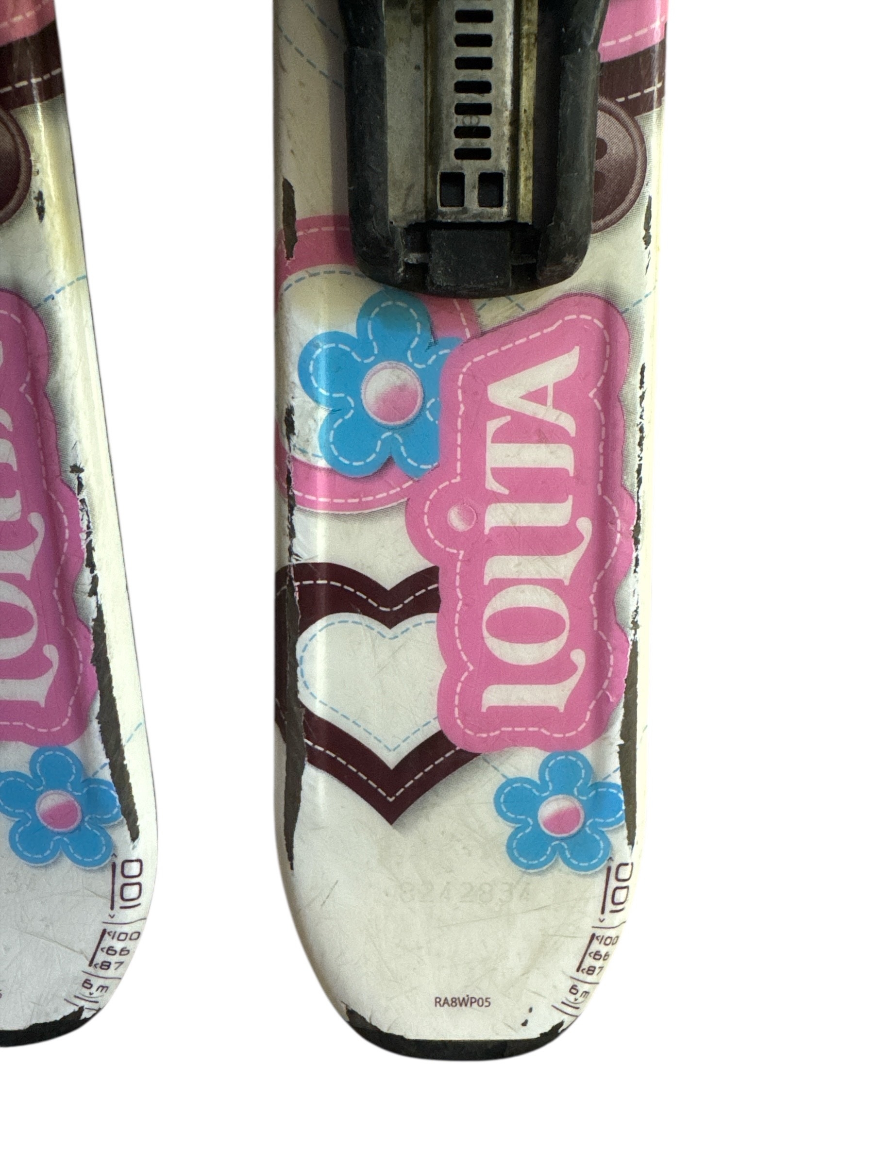 NARTY ROSSIGNOL LOLITA 100CM + WIĄZANIA ROSSIGNOL COMP J UŻYWANE