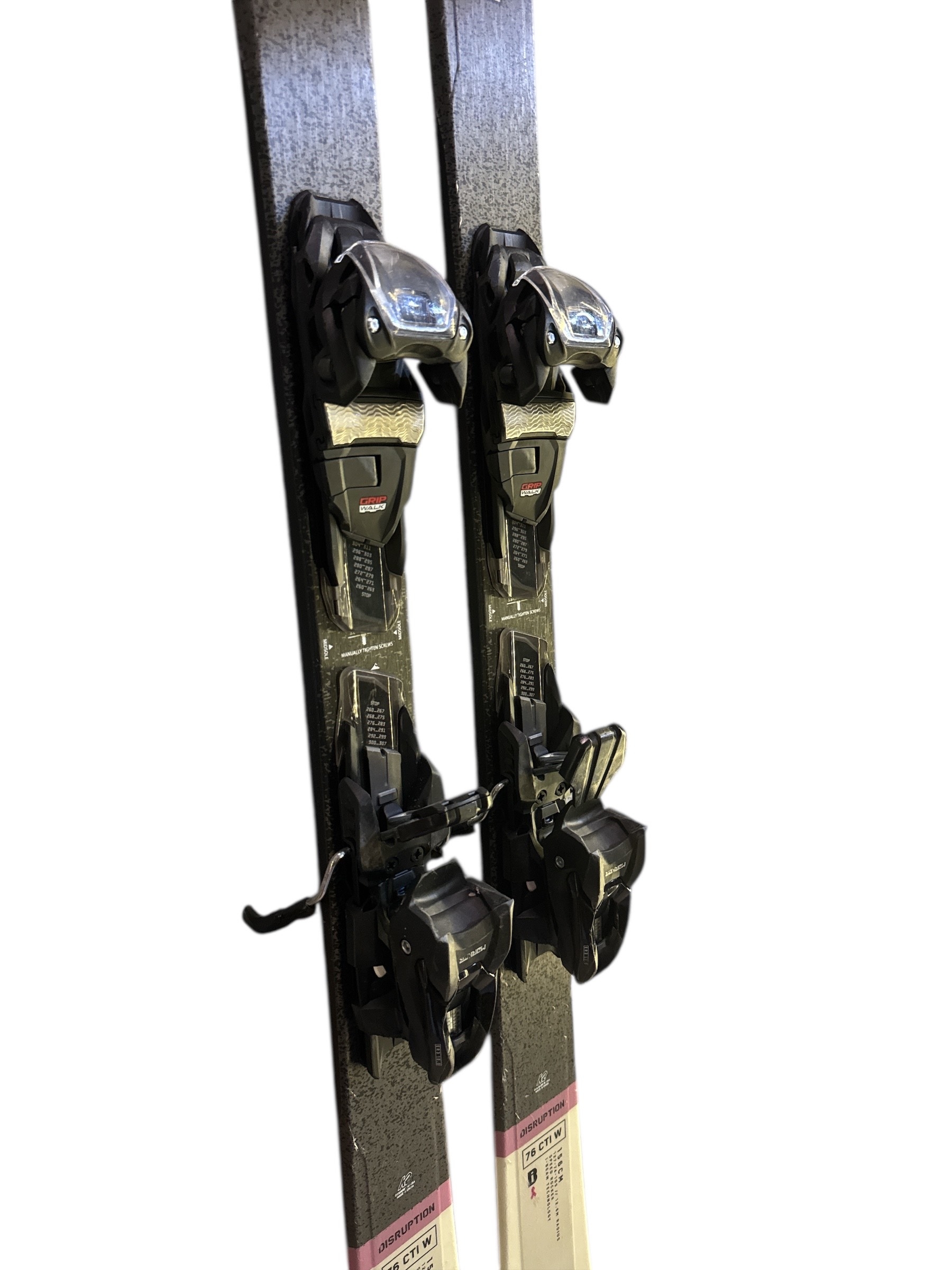 NARTY K2 DISRUPTION 76 CTI W 156CM + WIĄZANIA MARKER GW UŻYWANE