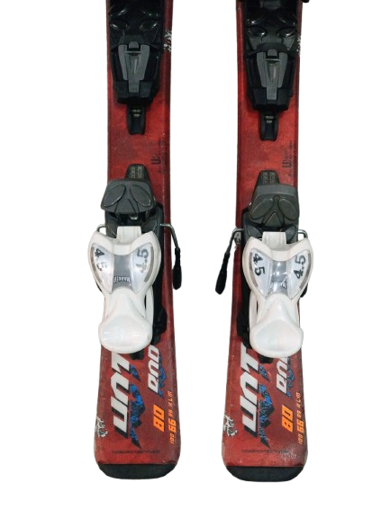 NARTY NORDICA HOT ROD JR 80 CM + WIĄZANIA MARKER 45