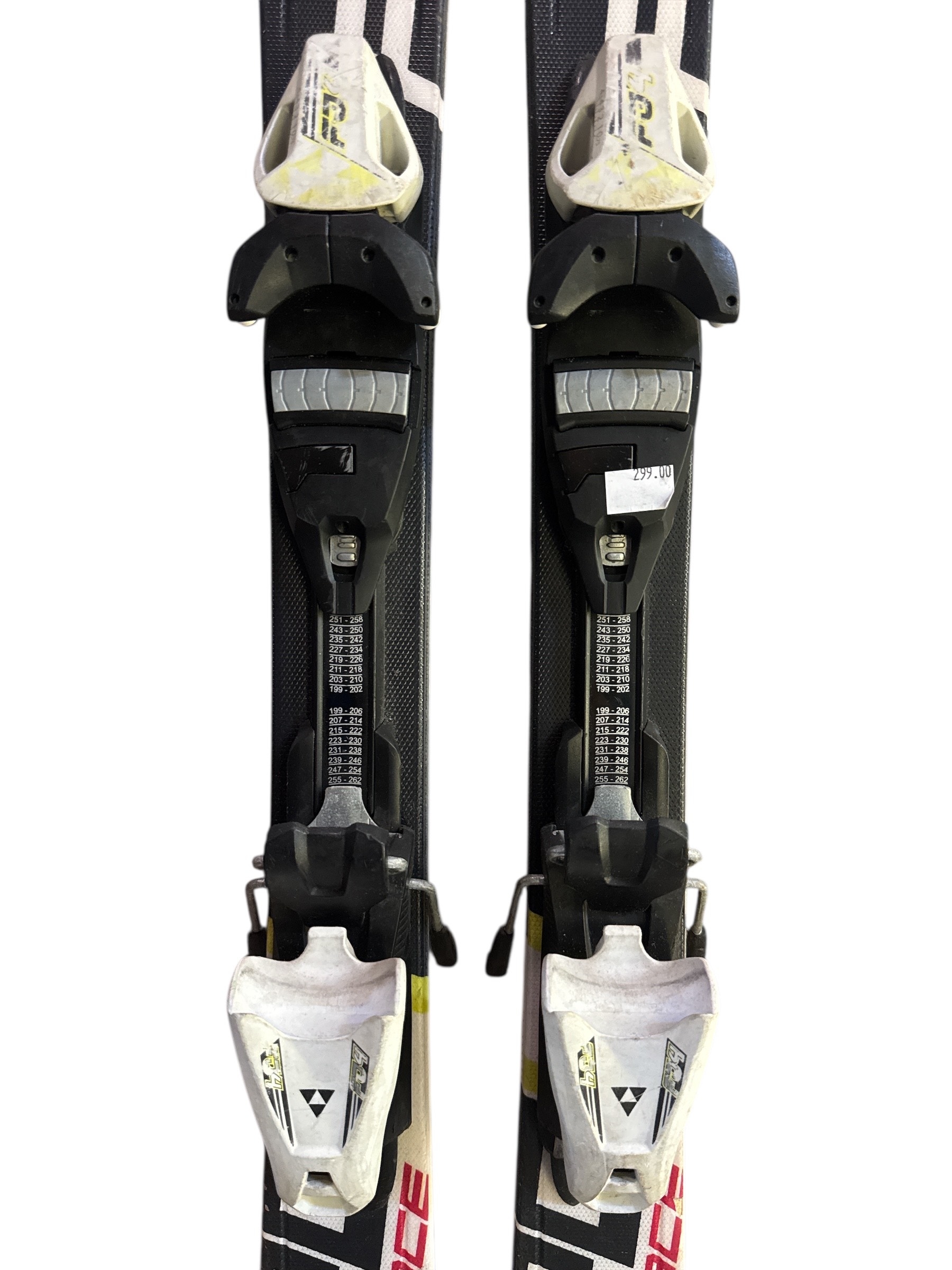 NARTY FISCHER RC4 RACE 100CM + WIĄZANIA FISCHER FJ4 UŻYWANE