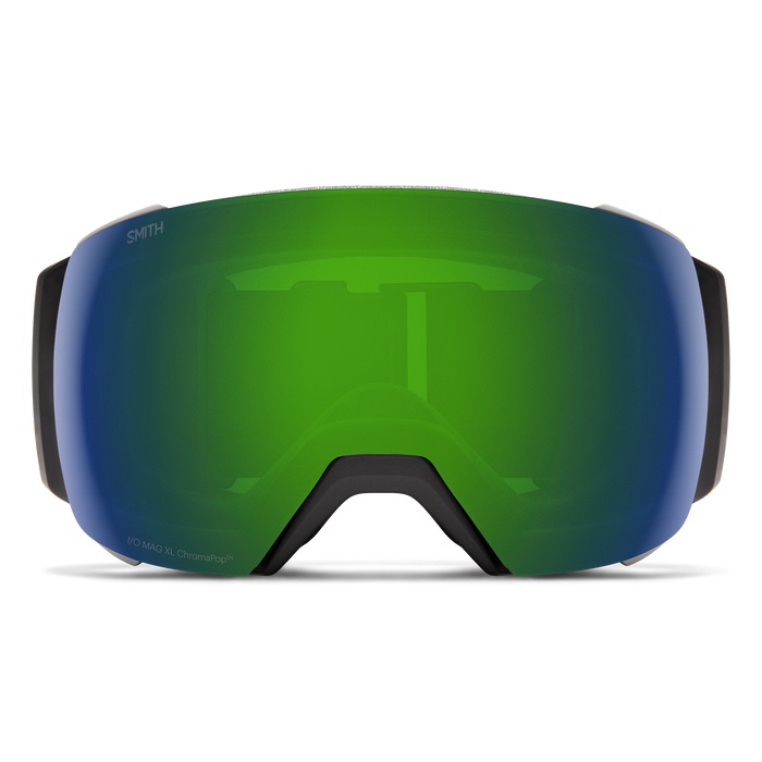 GOGLE SMITH I/O MAG XL BLACK CHROMAPOP SUN GREEN MIRROR ​+ DODATKOWA SZYBA CHROMAPOP STORM ROSE FLASH 2027