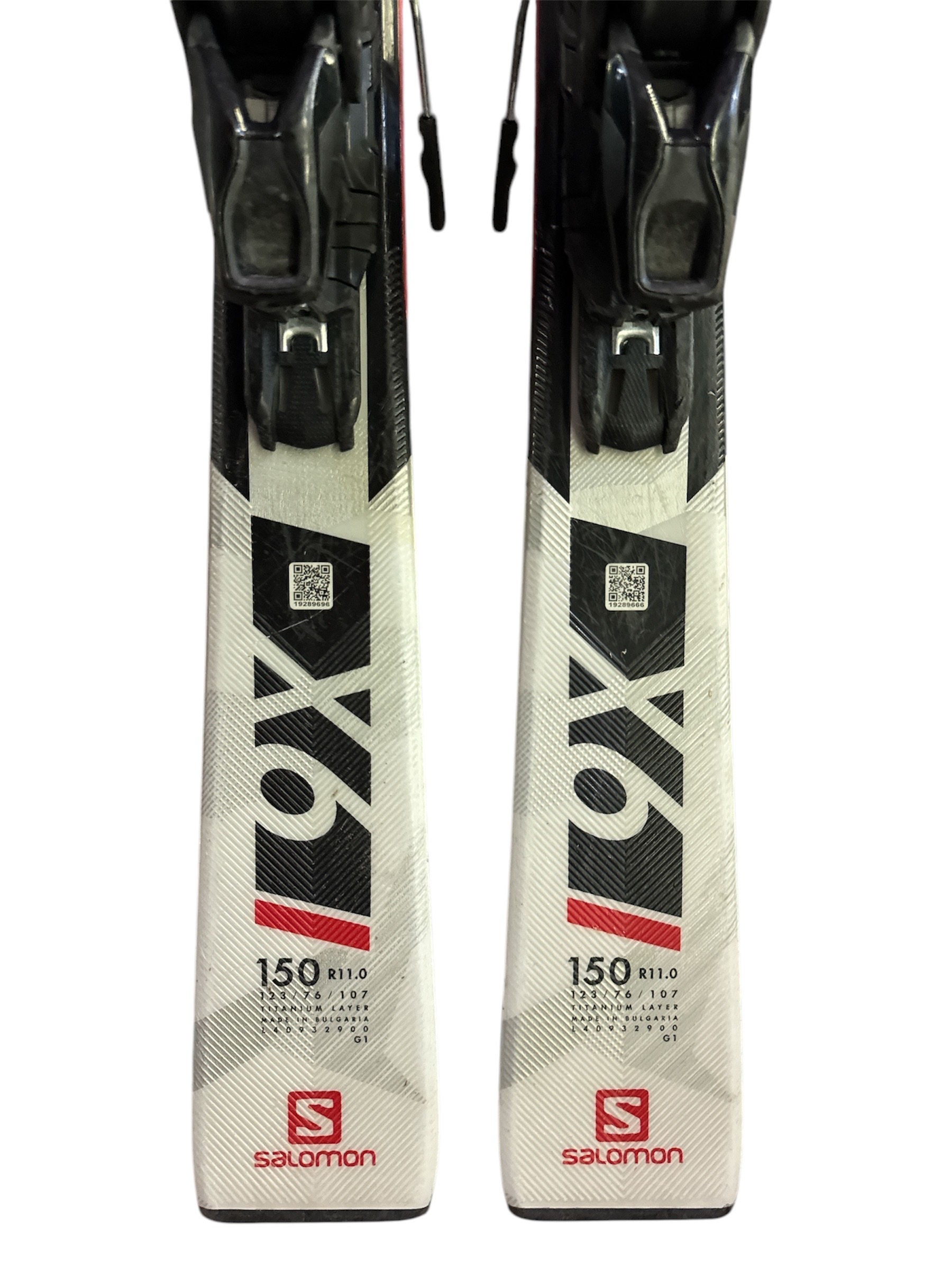 NARTY SALOMON S FORCE X6 150CM + WIĄZANIA SALOMON L10 UŻYWANE