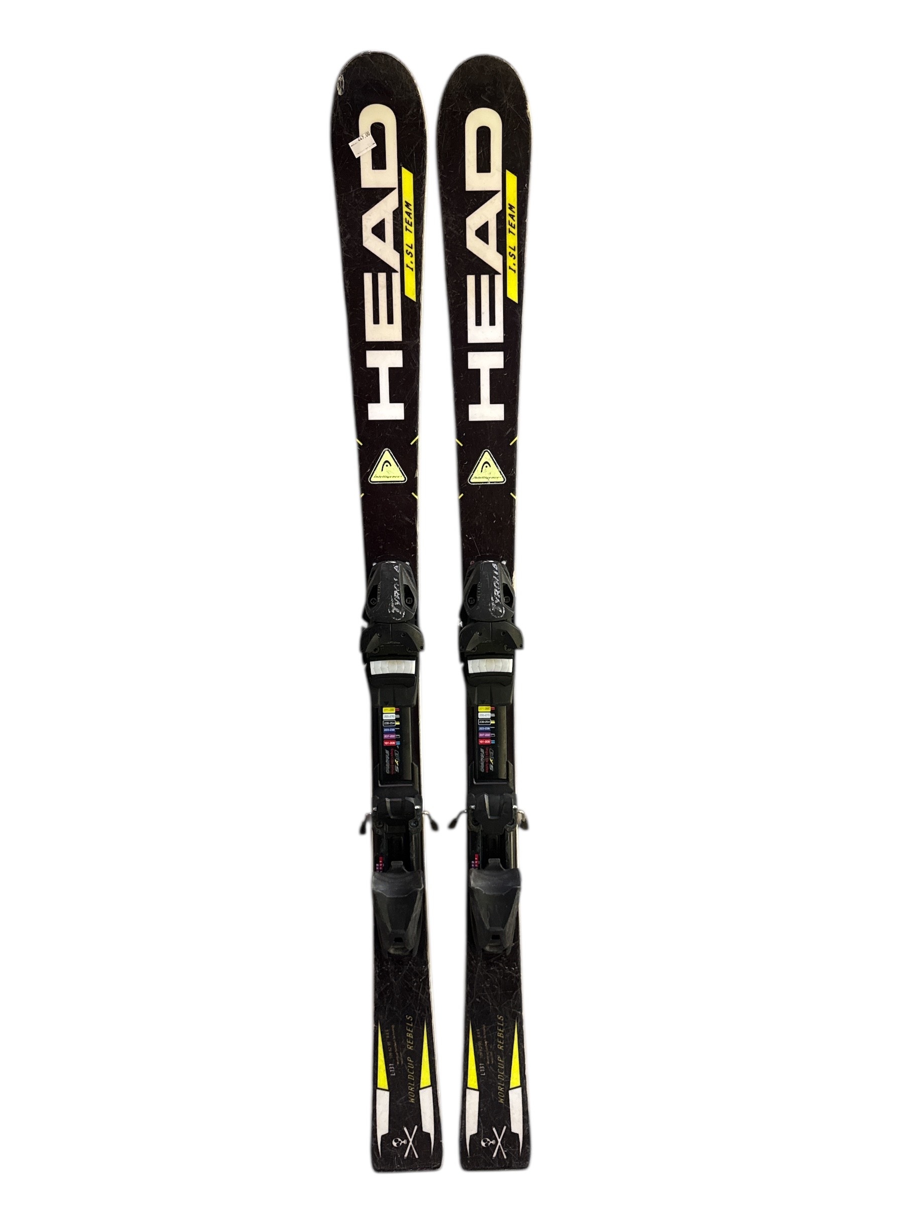 NARTY HEAD WORLDCUP REBELS I.SL TEAM 131CM + WIĄZANIA TYROLIA SYMPRO SP 4.5 UŻYWANE