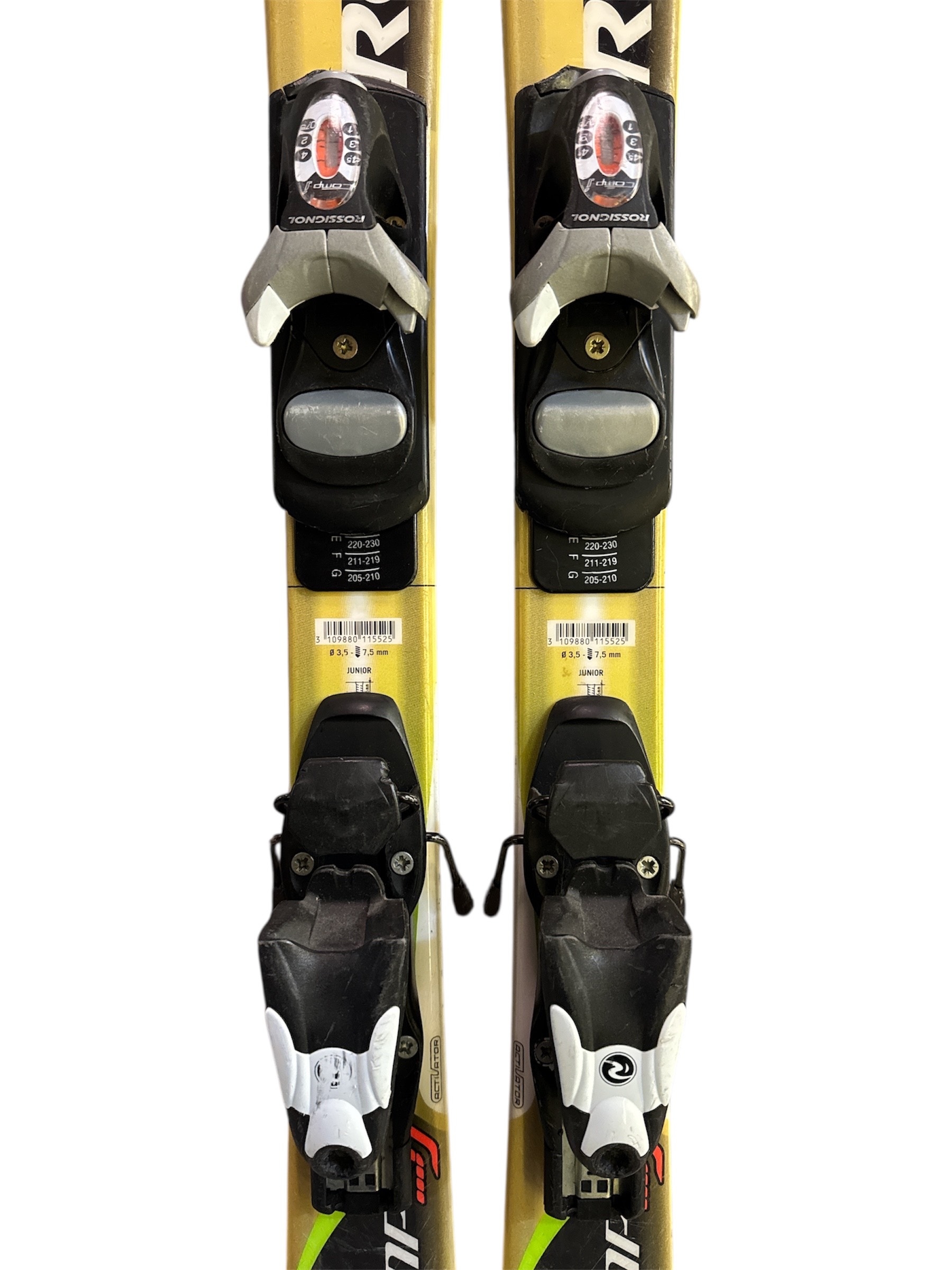 NARTY ROSSIGNOL COMP J 100CM + WIĄZANIA ROSSIGNOL COMP J UŻYWANE