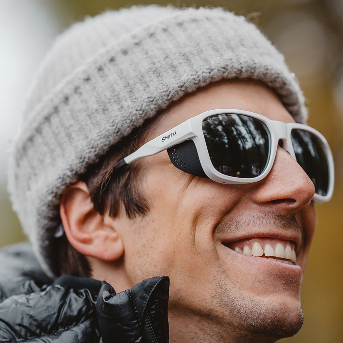 OKULARY PRZECIWSŁONECZNE SMITH EMBARK CHROMAPOP POLARIZED SUN PLATINUM MIRROR SKITOUR SUNGLASSES