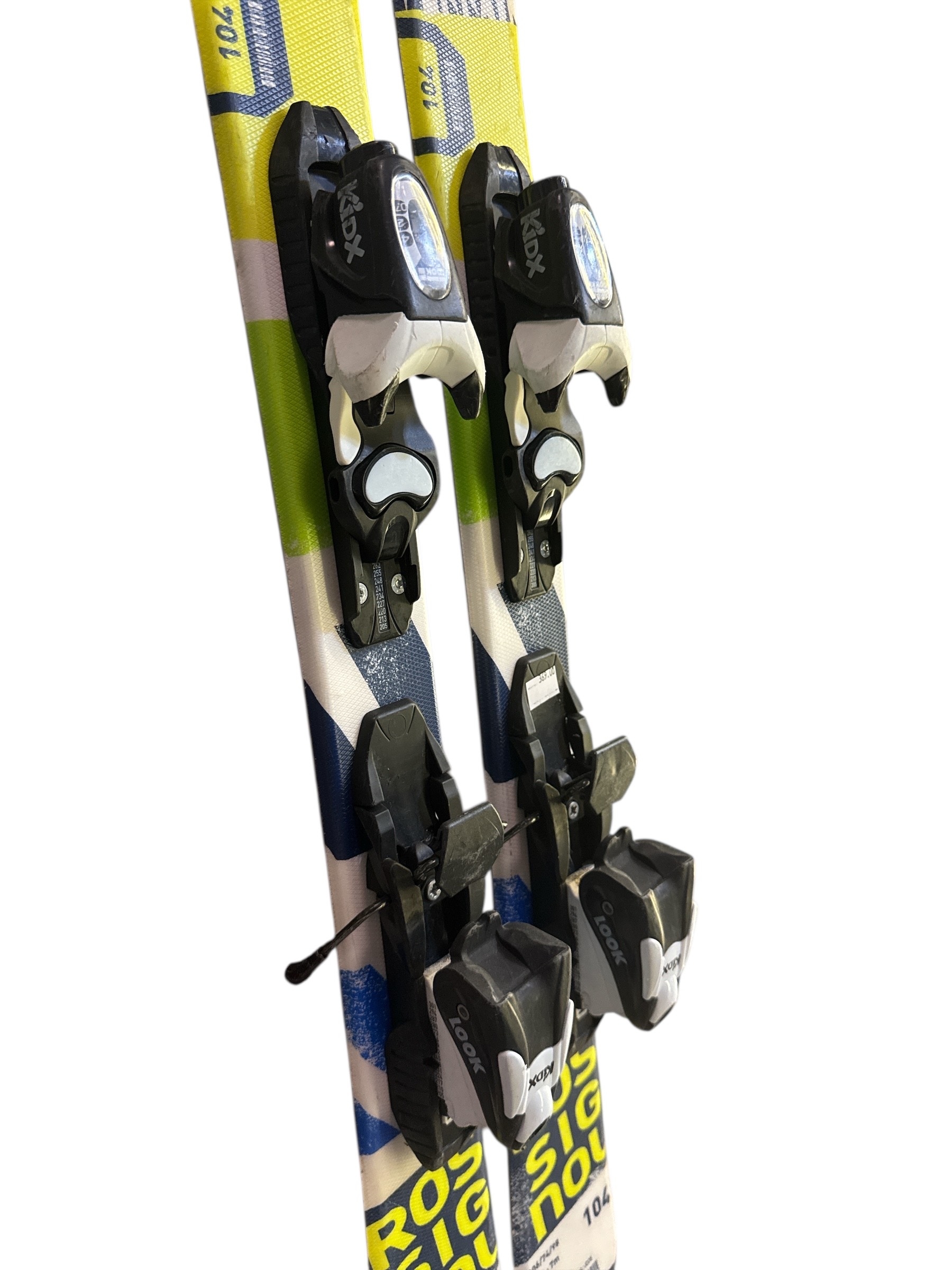 NARTY ROSSIGNOL TERRAIN 104CM + WIĄZANIA LOOK KIDX UŻYWANE