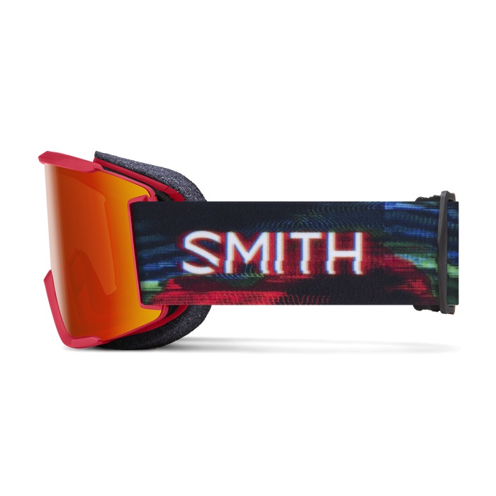 GOGLE SMITH SQUAD S CRIMSON GLITCH HUNTER CHROMAPOP EVERYDAY RED MIRROR + DODATKOWA SOCZEWKA CLEAR 2024