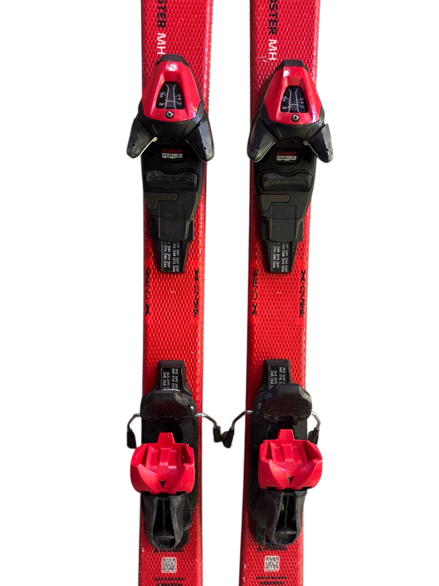 NARTY ATOMIC REDSTER MH 140CM + WIĄZANIA ATOMIC 6 UŻYWANE