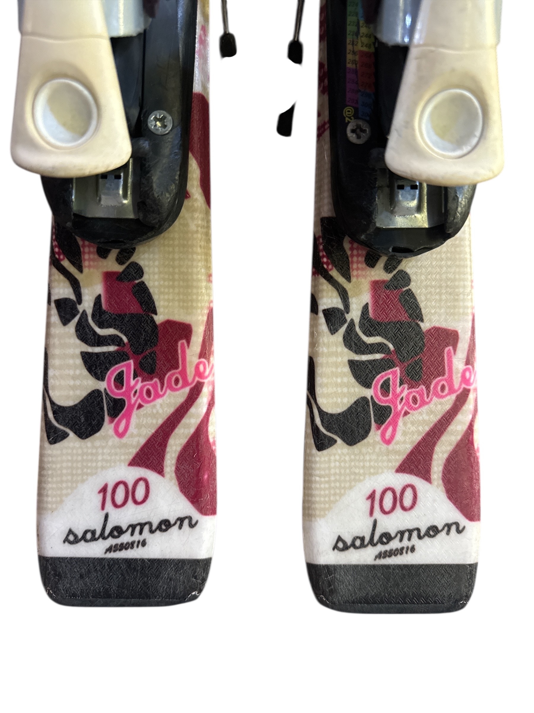 NARTY SALOMON JADE 100CM + WIĄZANIA SALOMON TZ5 UŻYWANE