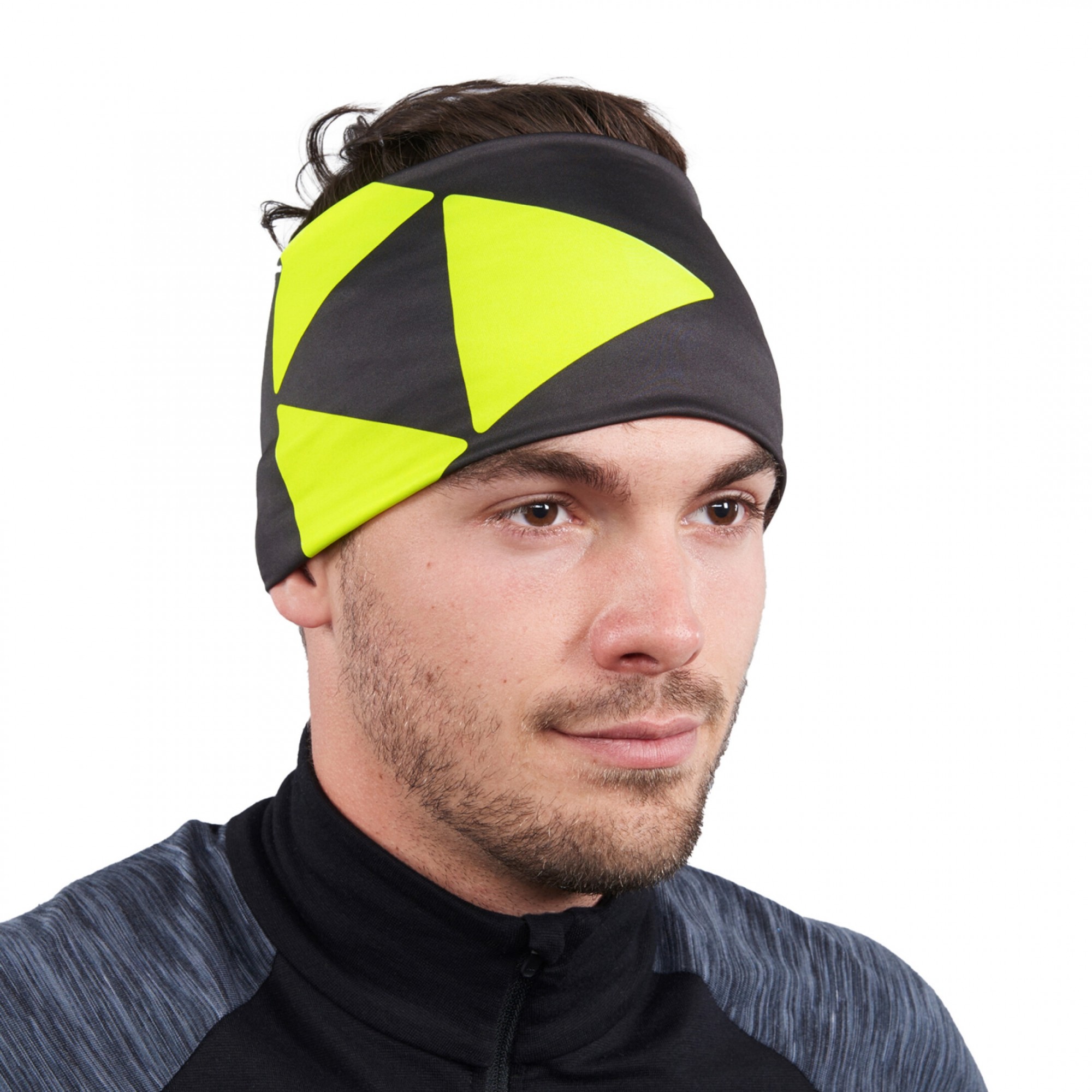 OPASKA FISCHER HEADBAND LIGHT OBERSTDORF NEON YELLOW