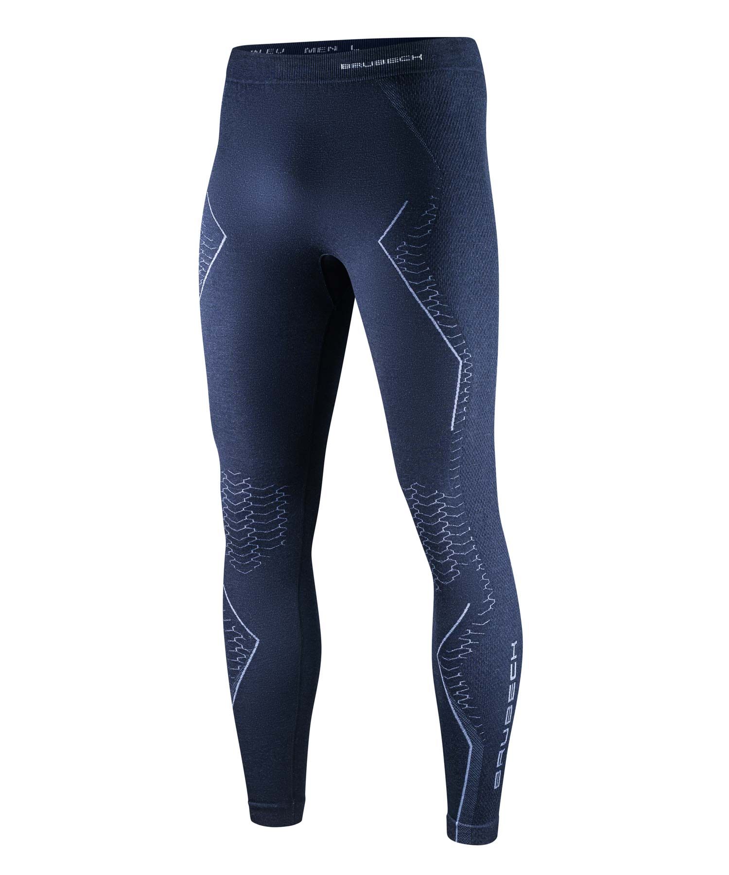 SPODNIE TERMOAKTYWNE MĘSKIE BRUBECK EXTREME MERINO WOOL GRANATOWY LE1352M