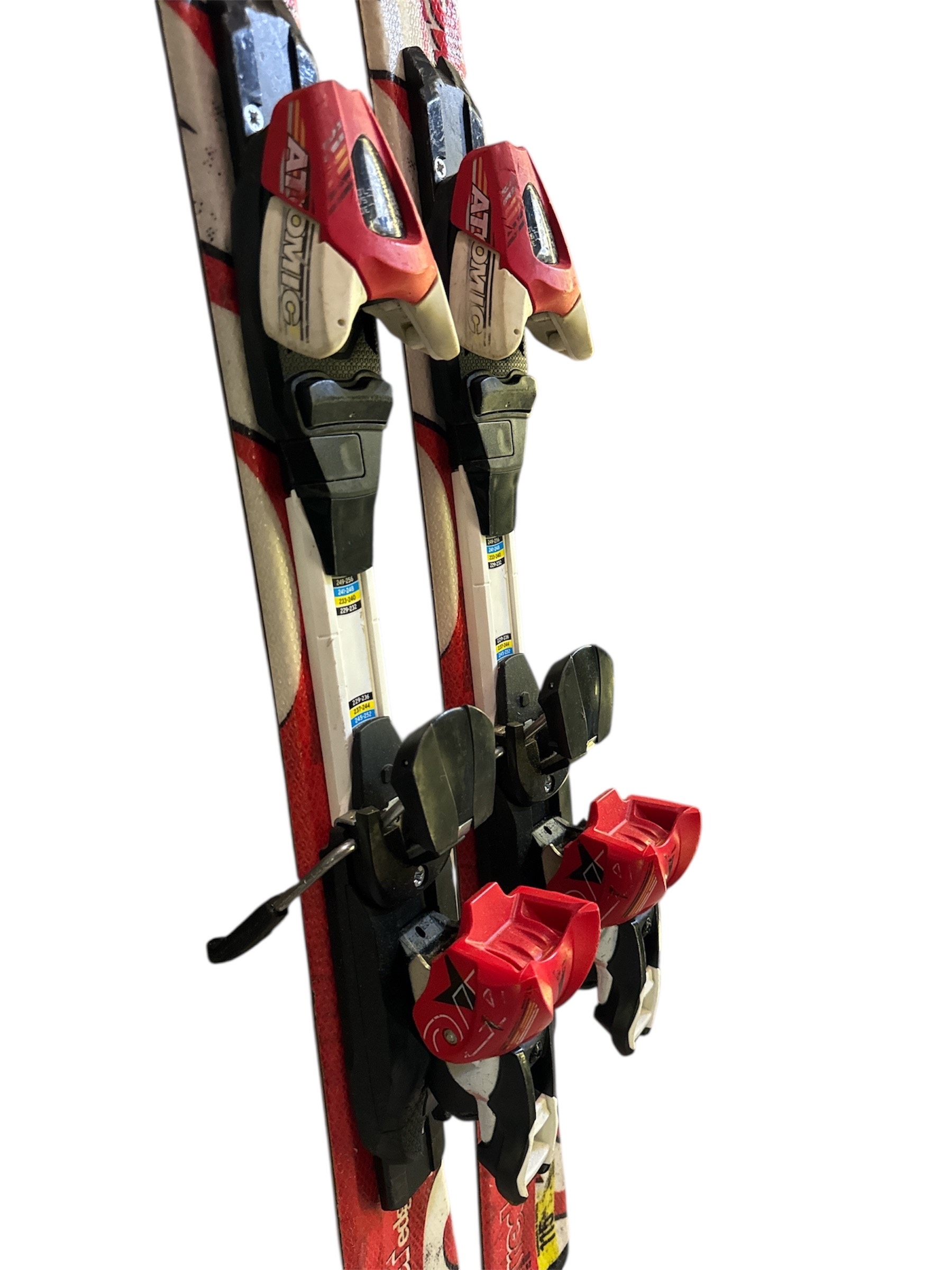 NARTY ATOMIC REDSTER EDGE 115CM + WIĄZANIA ATOMIC UŻYWANE