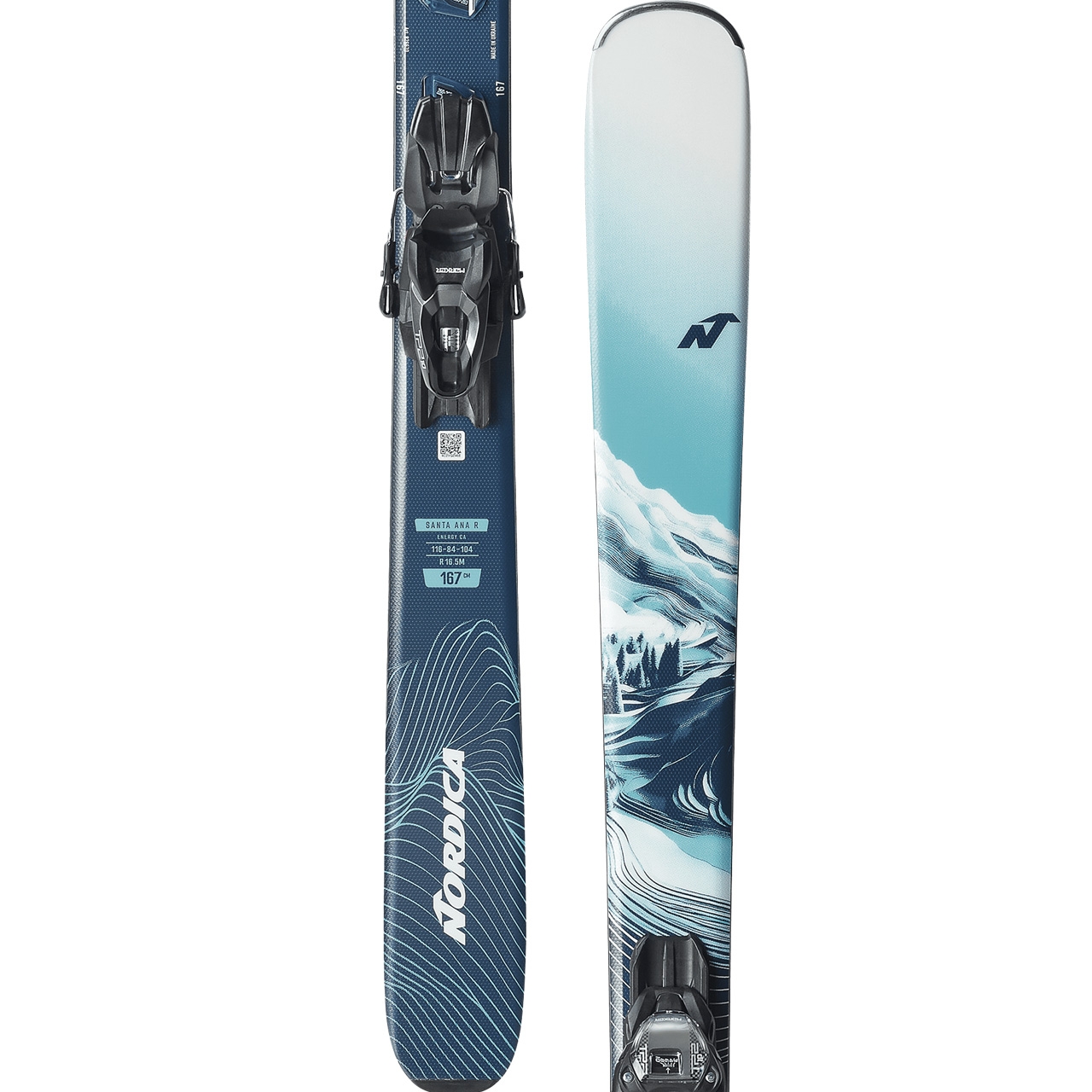 NARTY NORDICA SANTA ANA R FDT 150CM + TP2 COMPACT 10 FDT
