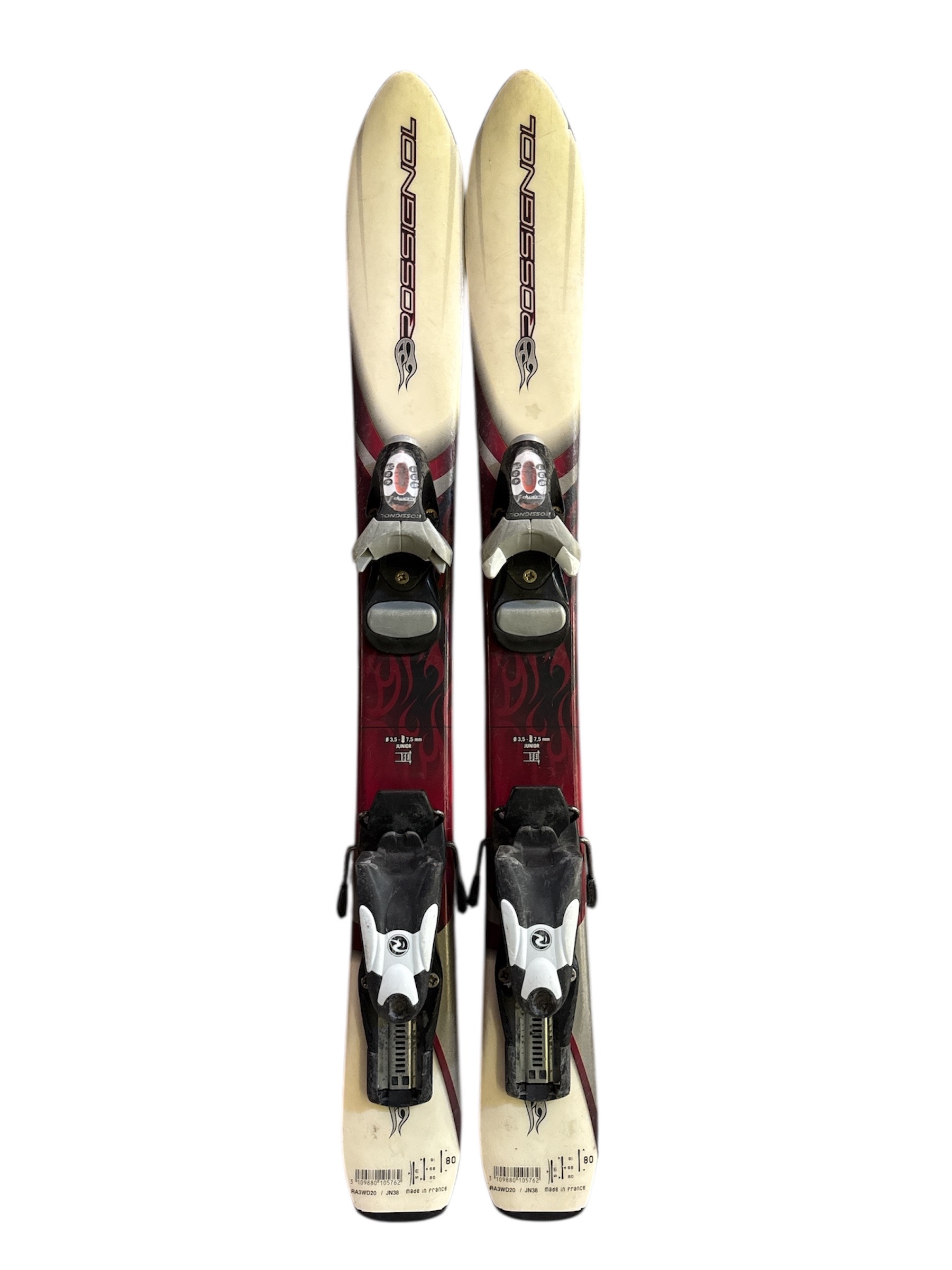NARTY ROSSIGNOL JR 80CM + WIĄZANIA ROSSIGNIOL COMP J UŻYWANE