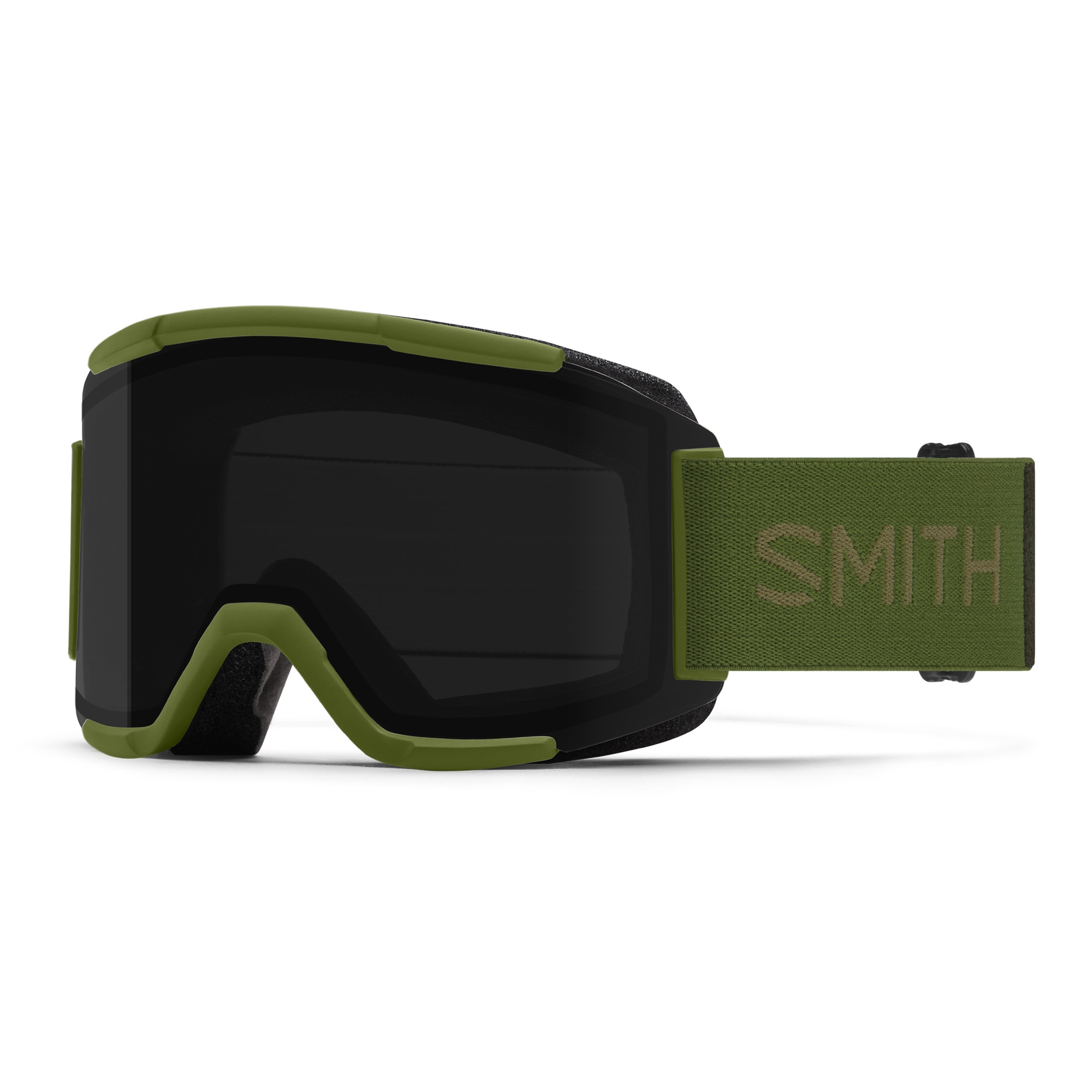 GOGLE SMITH SQUAD OLIVE CHROMAPOP SUN BLACK + DODATKOWA SOCZEWKA CLEAR