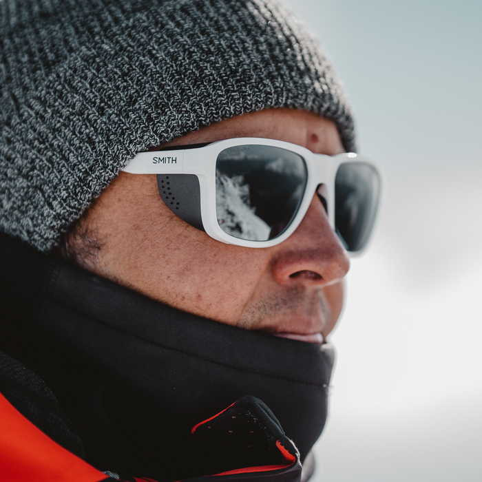 OKULARY PRZECIWSŁONECZNE SMITH EMBARK CHROMAPOP POLARIZED SUN PLATINUM MIRROR SKITOUR SUNGLASSES